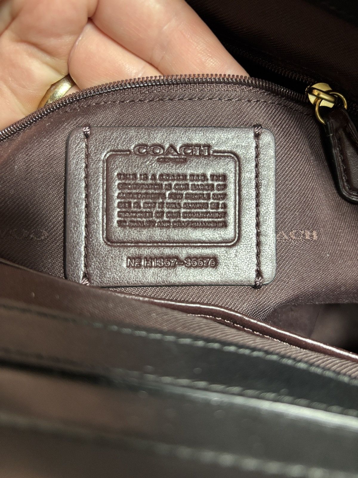 Coach Coach Parker Carryall Black Leather Turnlock Bag Size ONE SIZE - 6 Thumbnail