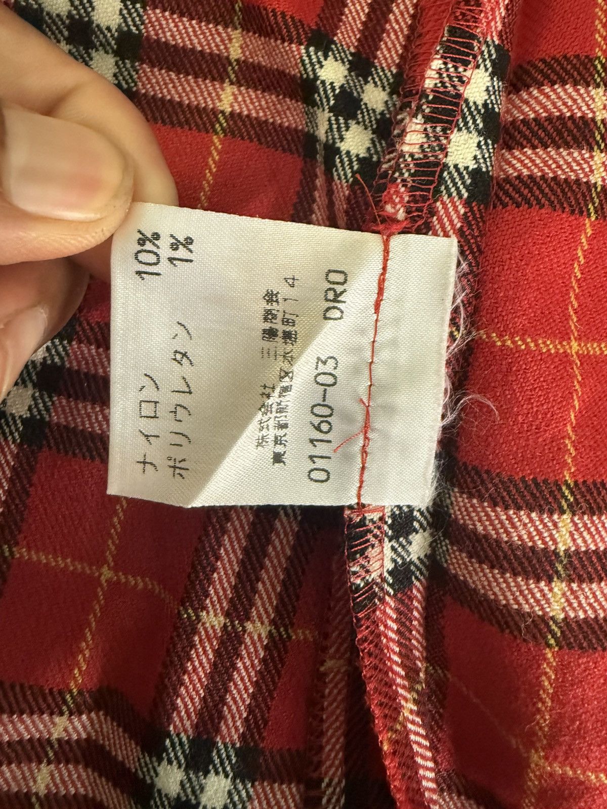 VINTAGE SEDITIONARIES BURBERRY’S LONDON MINI SKIRT CHECKERED