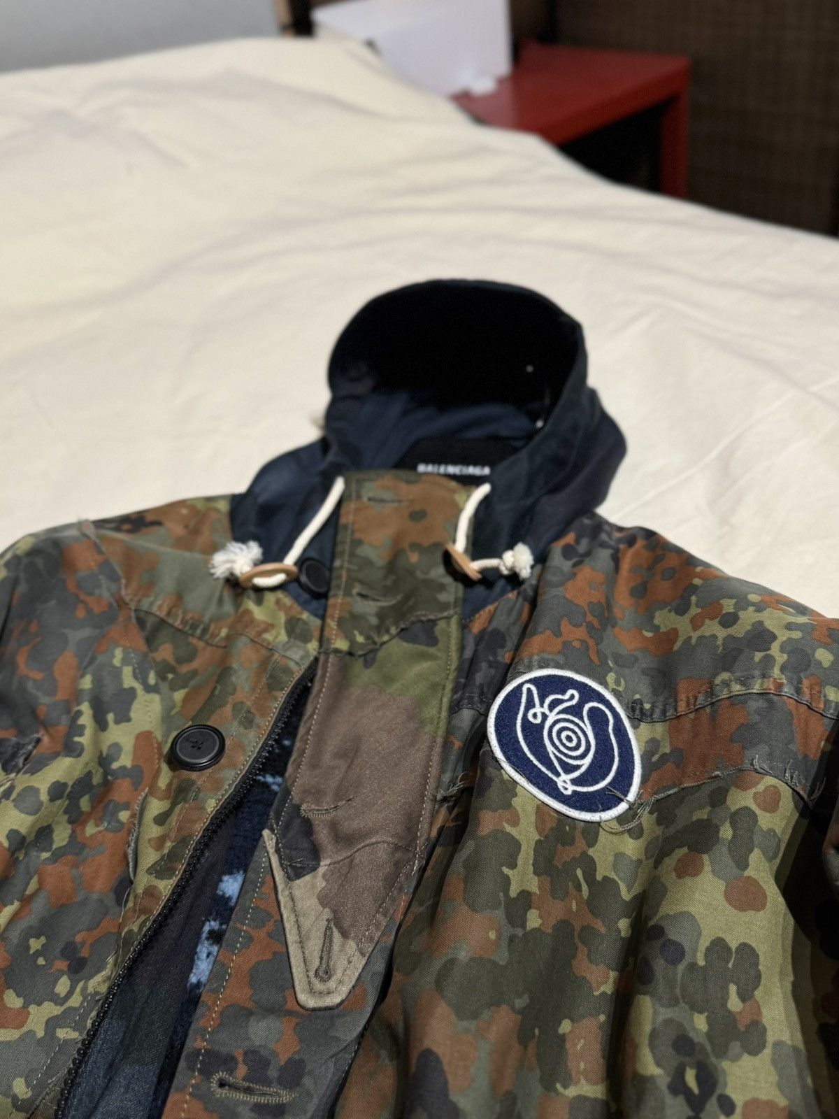 Loewe FW20 EYE LOEWE NATURE HOODED PARKA JACKET FLEECE LINING 48 Size US M / EU 48-50 / 2 - 7 Thumbnail