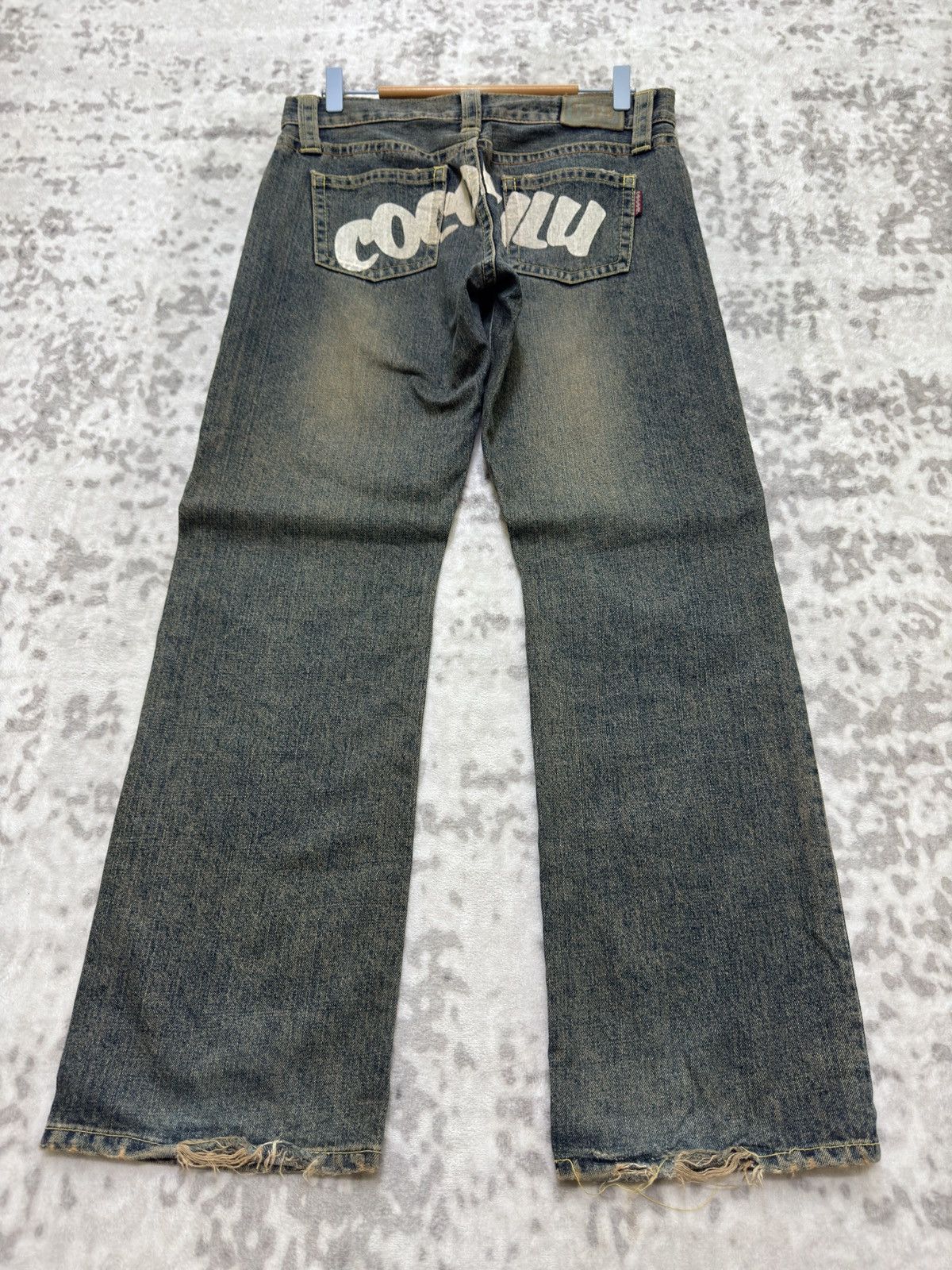Hysteric Glamour Vintage COCOLULU Y2K Straight Leg Acid Wash Unisex Jeans Size US 31 - 8 Thumbnail