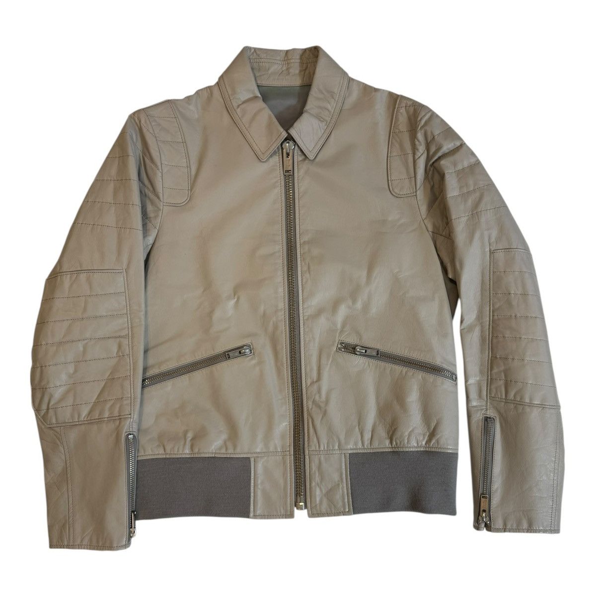 Undercover Undercover Autumn 2011 Grey Cowhide Jacket Size US S / EU 44-46 / 1 - 2 Thumbnail