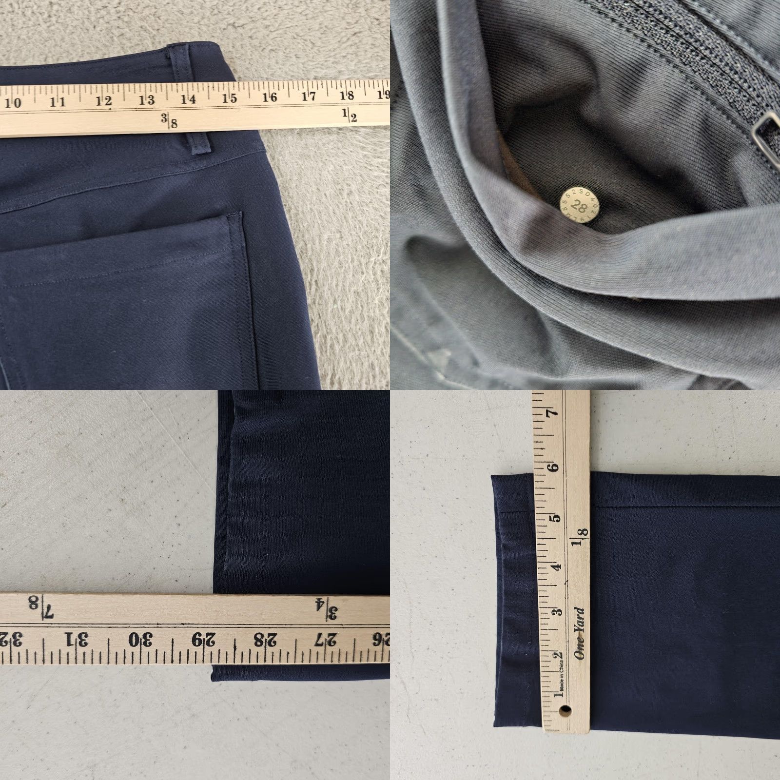 Lululemon Lululemon Slim Fit 5 Pocket Pants Mens 28 Regular Chino Blue Warpstreme LM5552SD Size US 28 / EU 44 - 8 Thumbnail