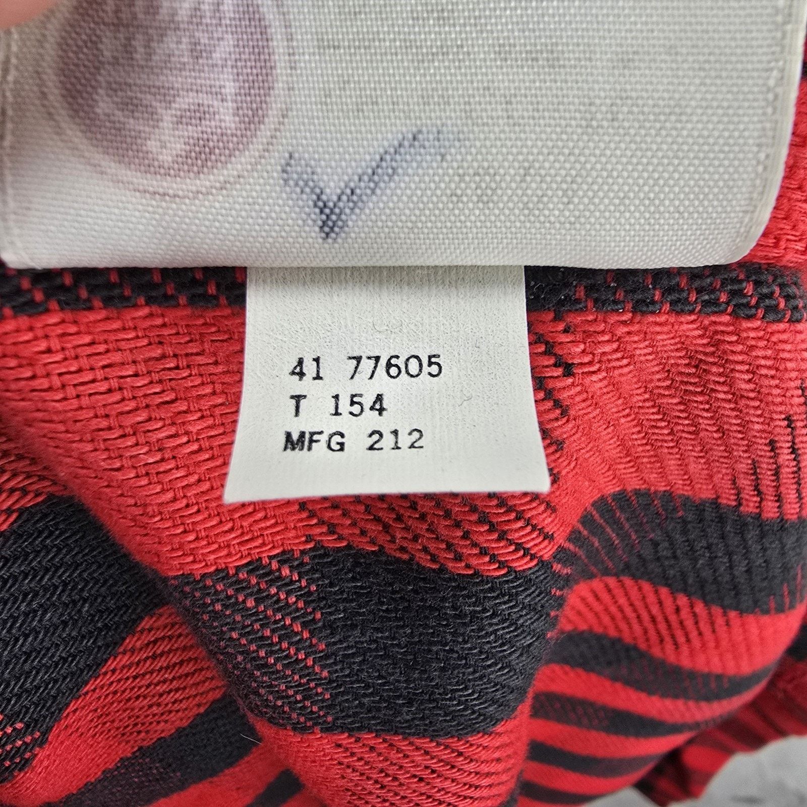 Sears Vintage 70s Kings Road Sears Plaid Flannel Mens Medium Red Size US M / EU 48-50 / 2 - 5 Thumbnail