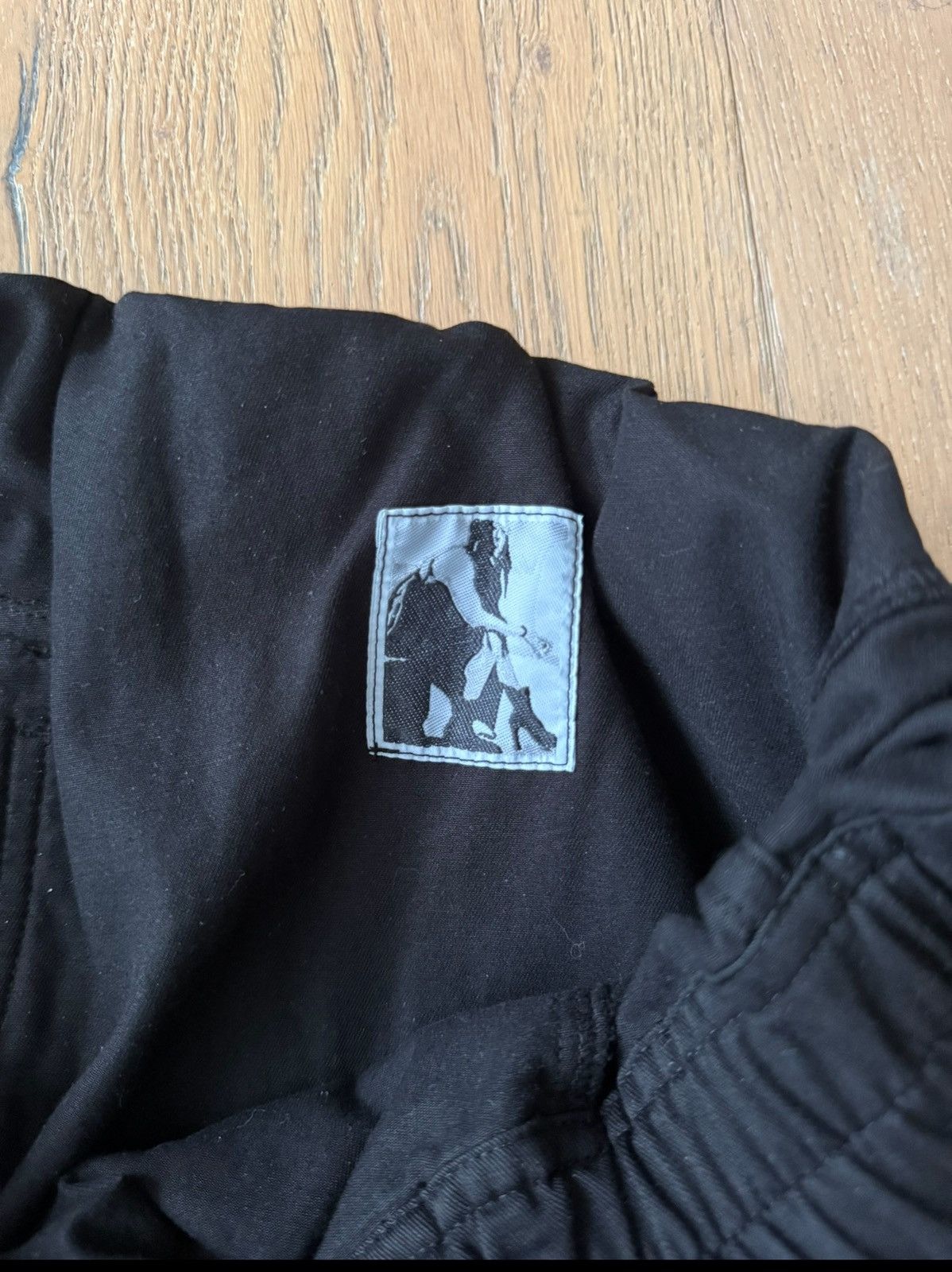 Rick Owens Rick Owens DRKSHDW SS21 Creatch Wide Black Cargo Pants Size US 32 / EU 48 - 7 Thumbnail