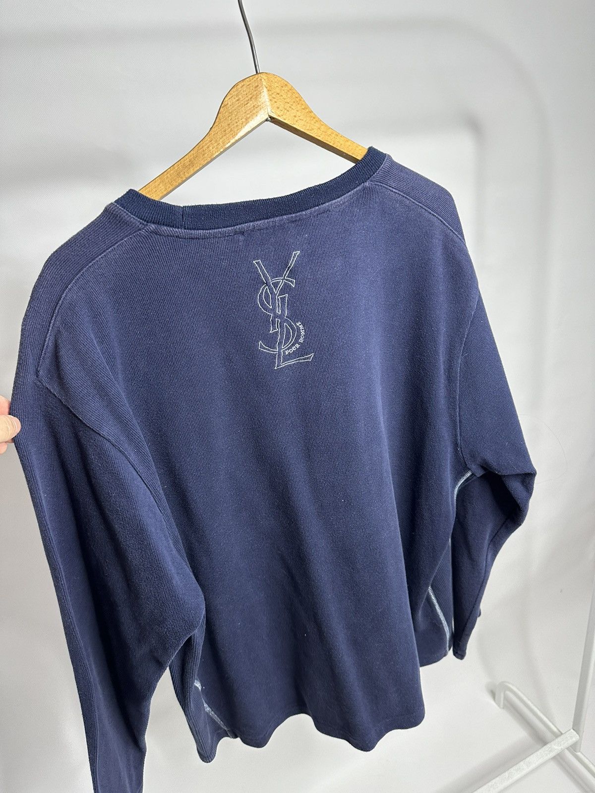 Yves Saint Laurent Yves Saint Lauren Sweaters Vintage Size US XXL / EU 58 / 5 - 3 Thumbnail