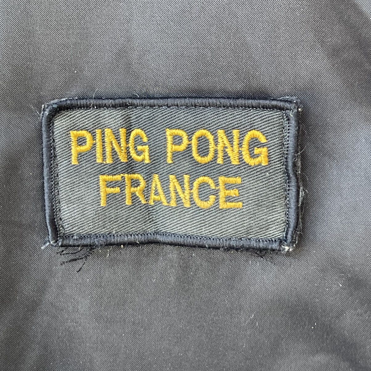 Buzz Rickson's 90s Ping Pong France Eagle Chenille Patch MA-1 Bomber Jacket Size US M / EU 48-50 / 2 - 9 Thumbnail