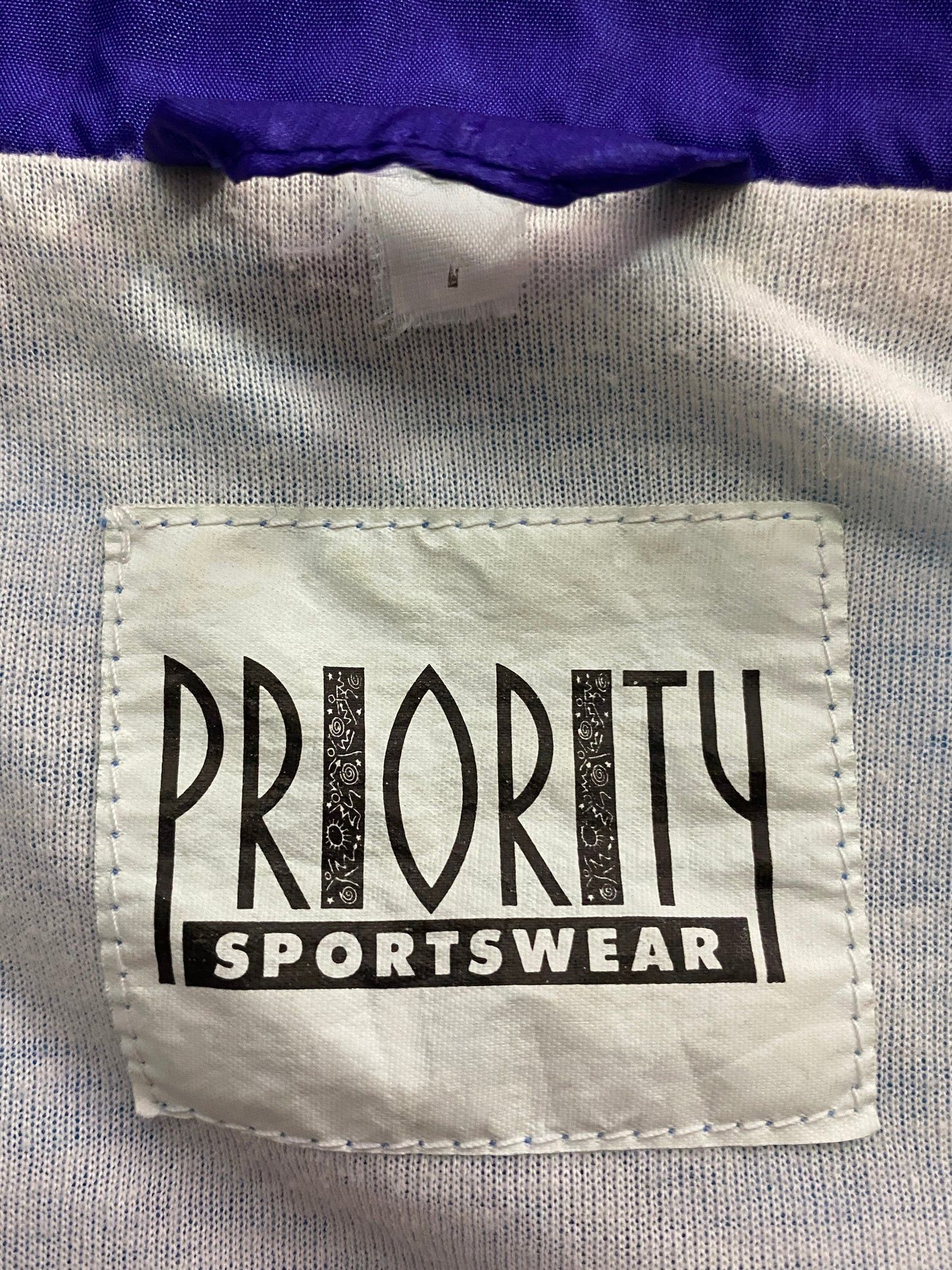 Vintage 90s Priority Vintage Men's Windbreaker Jacket - L Size US L / EU 52-54 / 3 - 4 Thumbnail