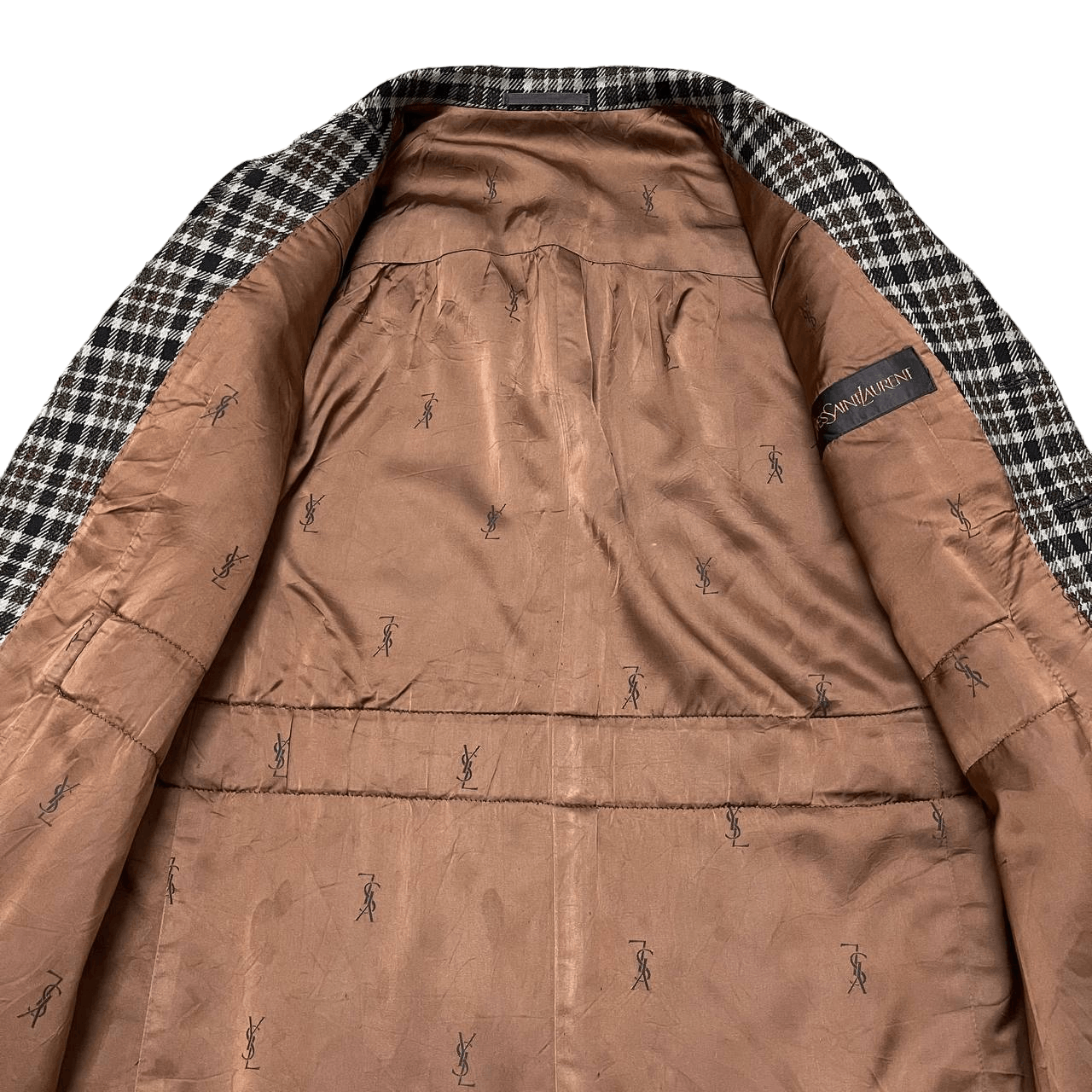 Yves Saint Laurent Vintage YSL Yves Saint Laurent Wool Coat with Buckle Size US M / EU 48-50 / 2 - 13 Thumbnail