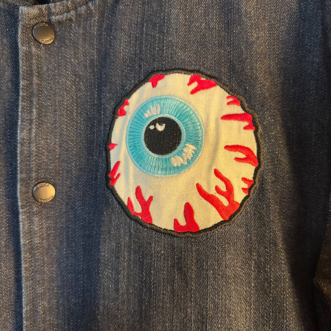 Mishka Vintage denim bomber jacket from MISHKA NYC Size US L / EU 52-54 / 3 - 3 Thumbnail