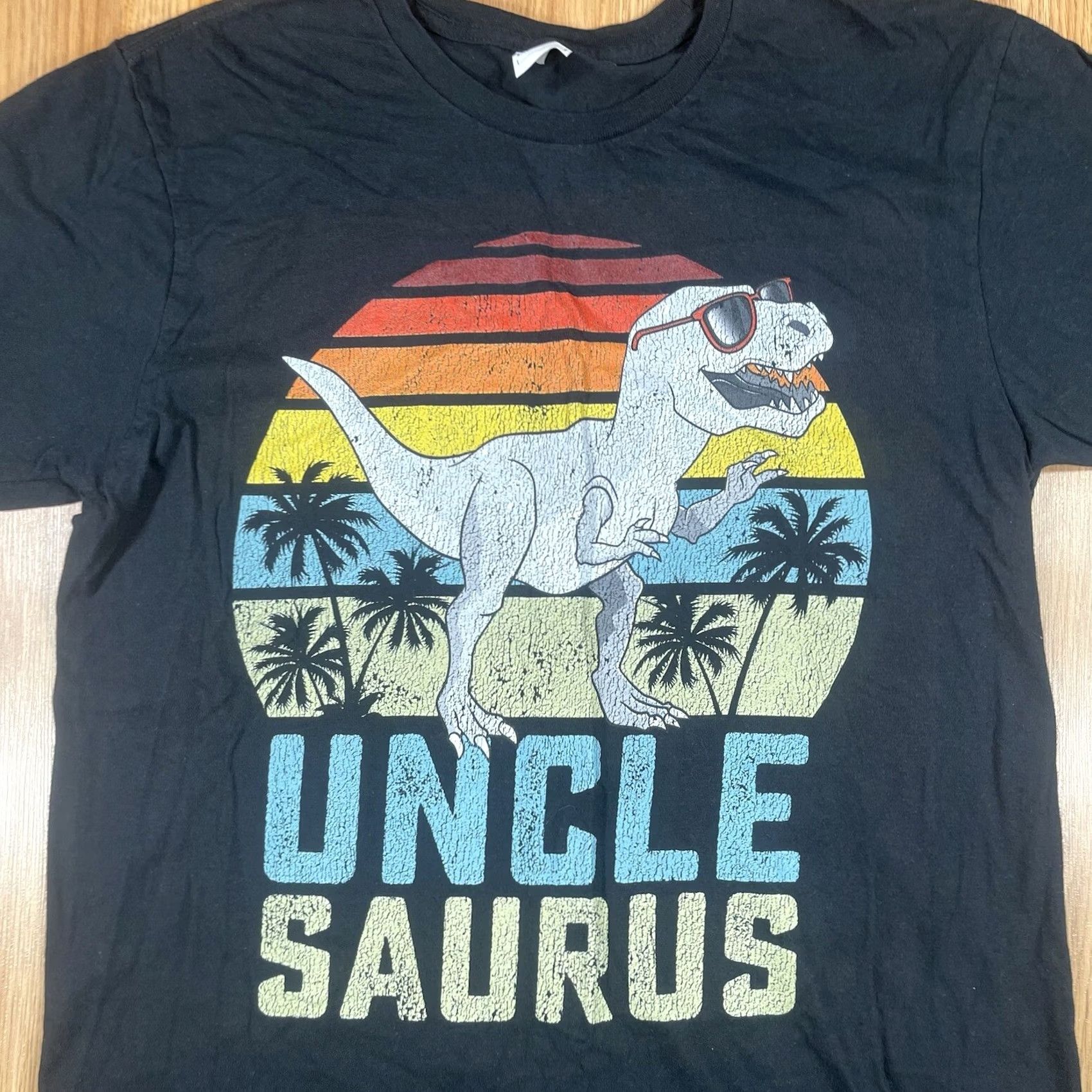 Vintage Uncle Sauris Graphics T-Shirt Mens Medium M 100% Cotton Crewneck Short Sleeve Size US M / EU 48-50 / 2 - 2 Thumbnail
