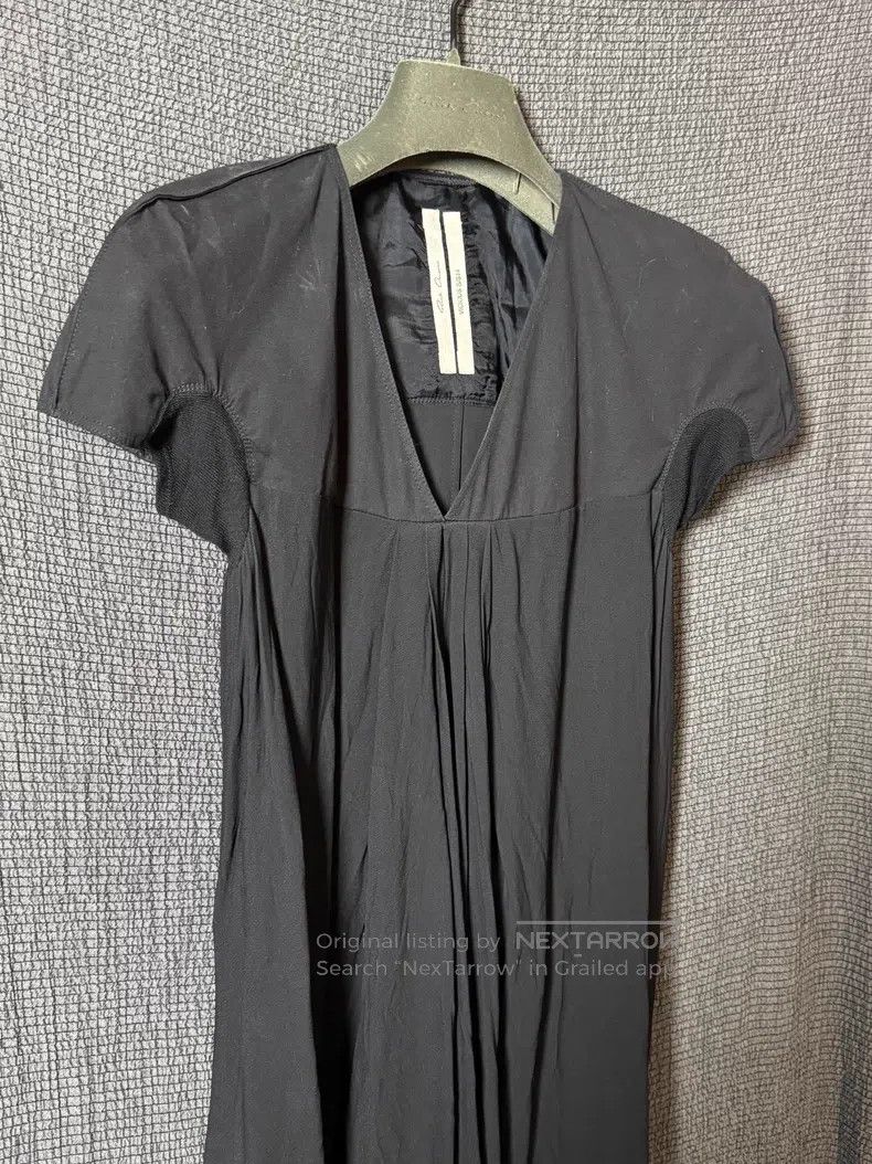Rick Owens Rick Owens 14ss Mainline Dinner V-Neck Dress Size XS / US 0-2 / IT 36-38 - 3 Thumbnail