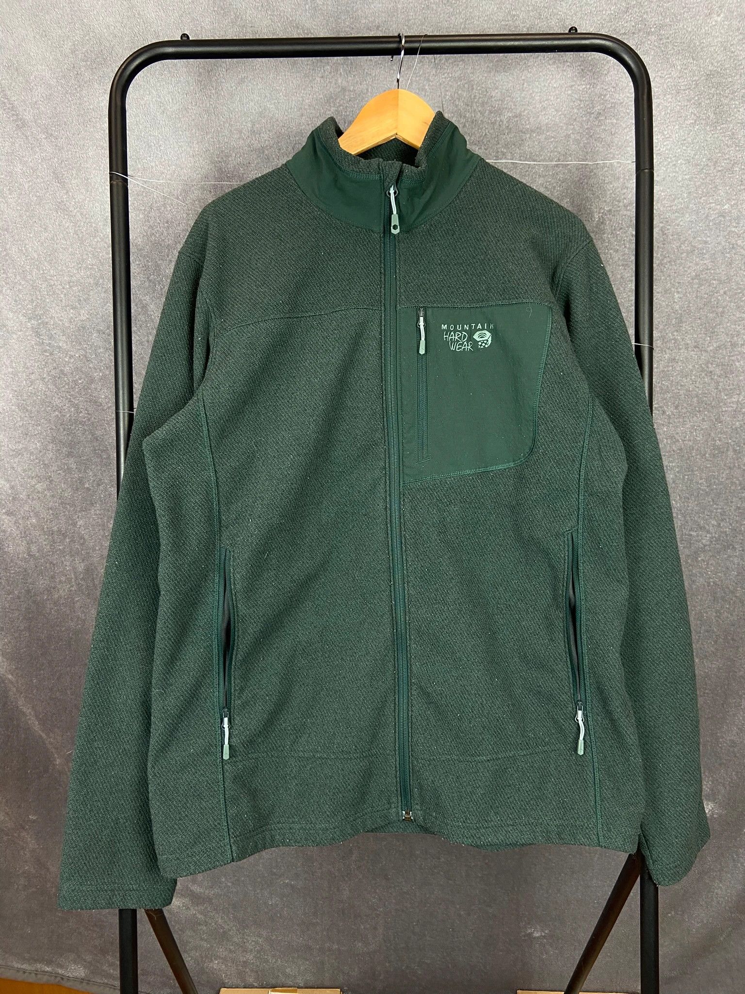 The Mountain Mountain Hardwear Full Zip Green Fleece Jacket L Size US L / EU 52-54 / 3 - 1 Thumbnail