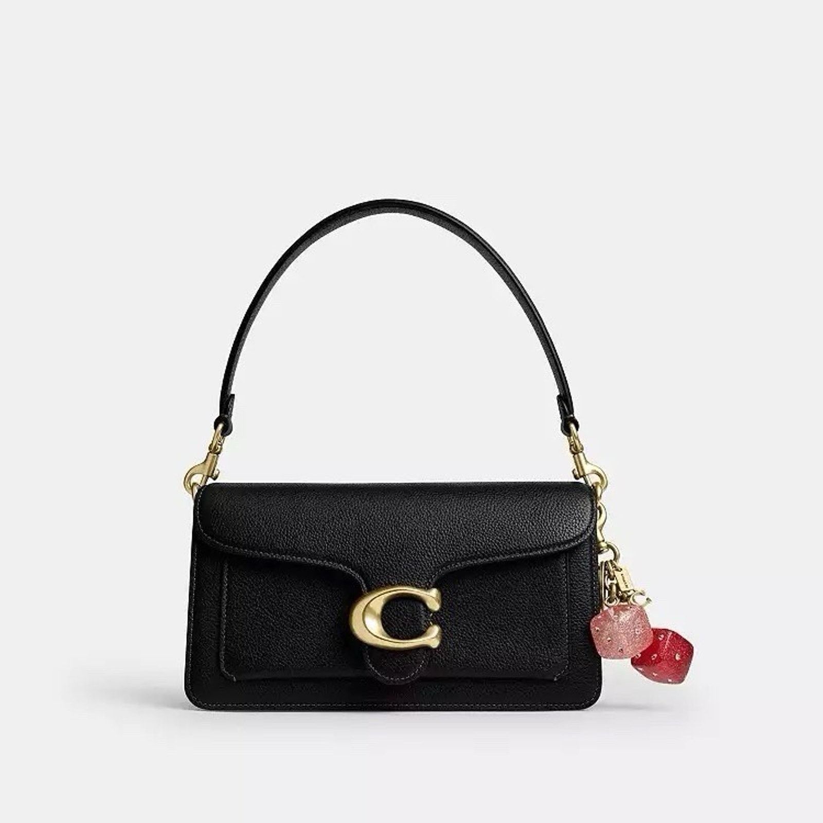 Coach NWT Coach Dice Bag Charm CEA16 Gold/Pink Multi with dust bag Size ONE SIZE - 6 Thumbnail