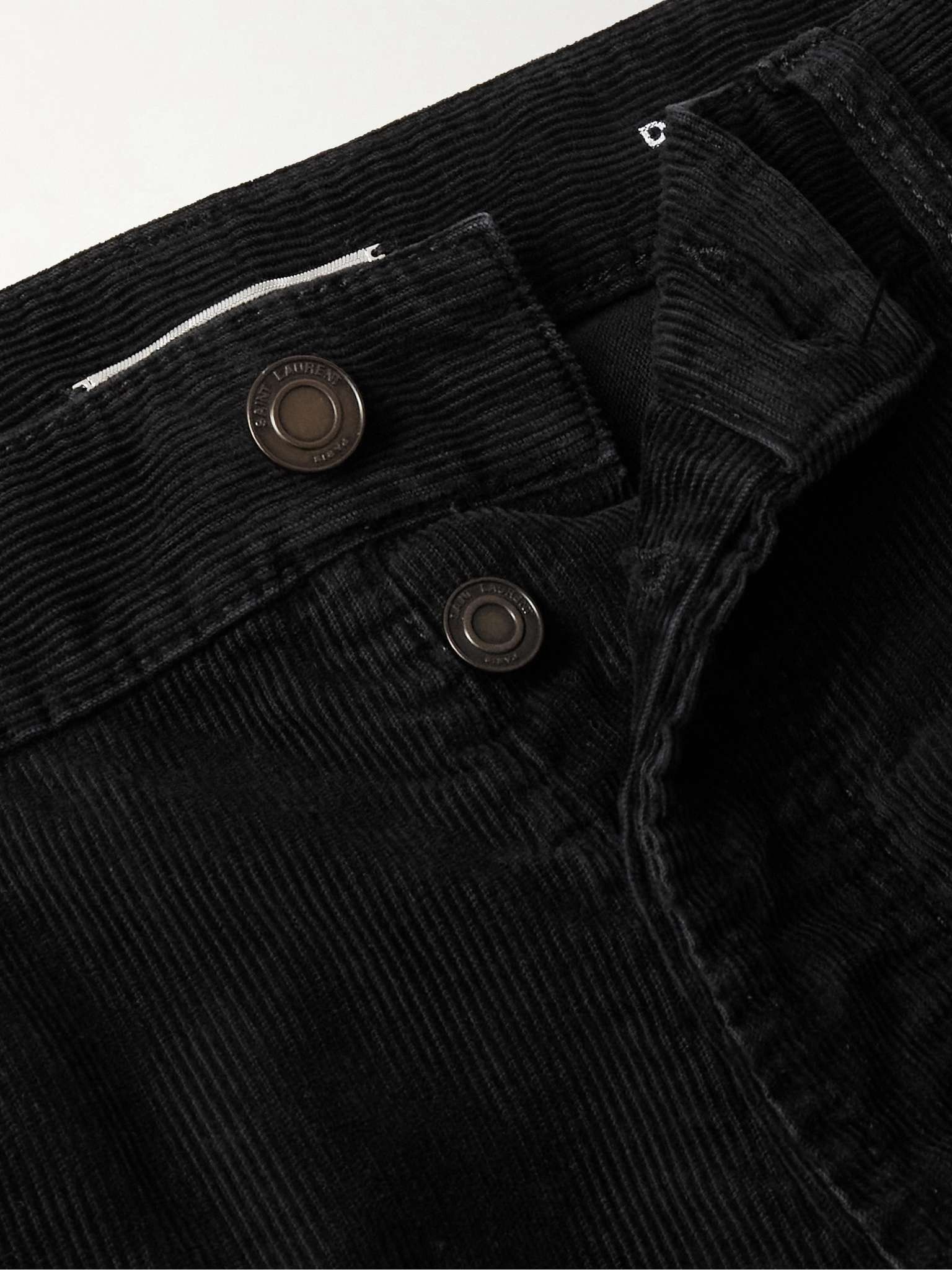 Saint Laurent Paris oc11z1025 Straight Pants in Corduroy in Black Size US 30 / EU 46 - 3 Thumbnail