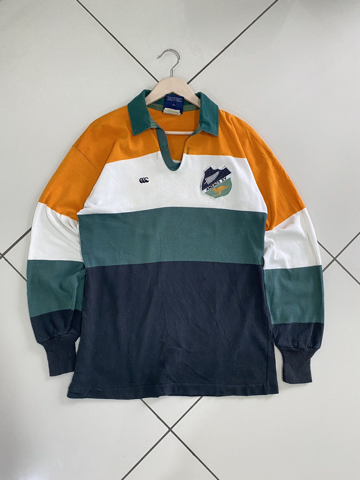 Canterbury of New Zealand Anzacs XV Canterbury rugby jersey Years 1989 Rare Shirt ‼️‼️ Size US L / EU 52-54 / 3 - 9 Thumbnail