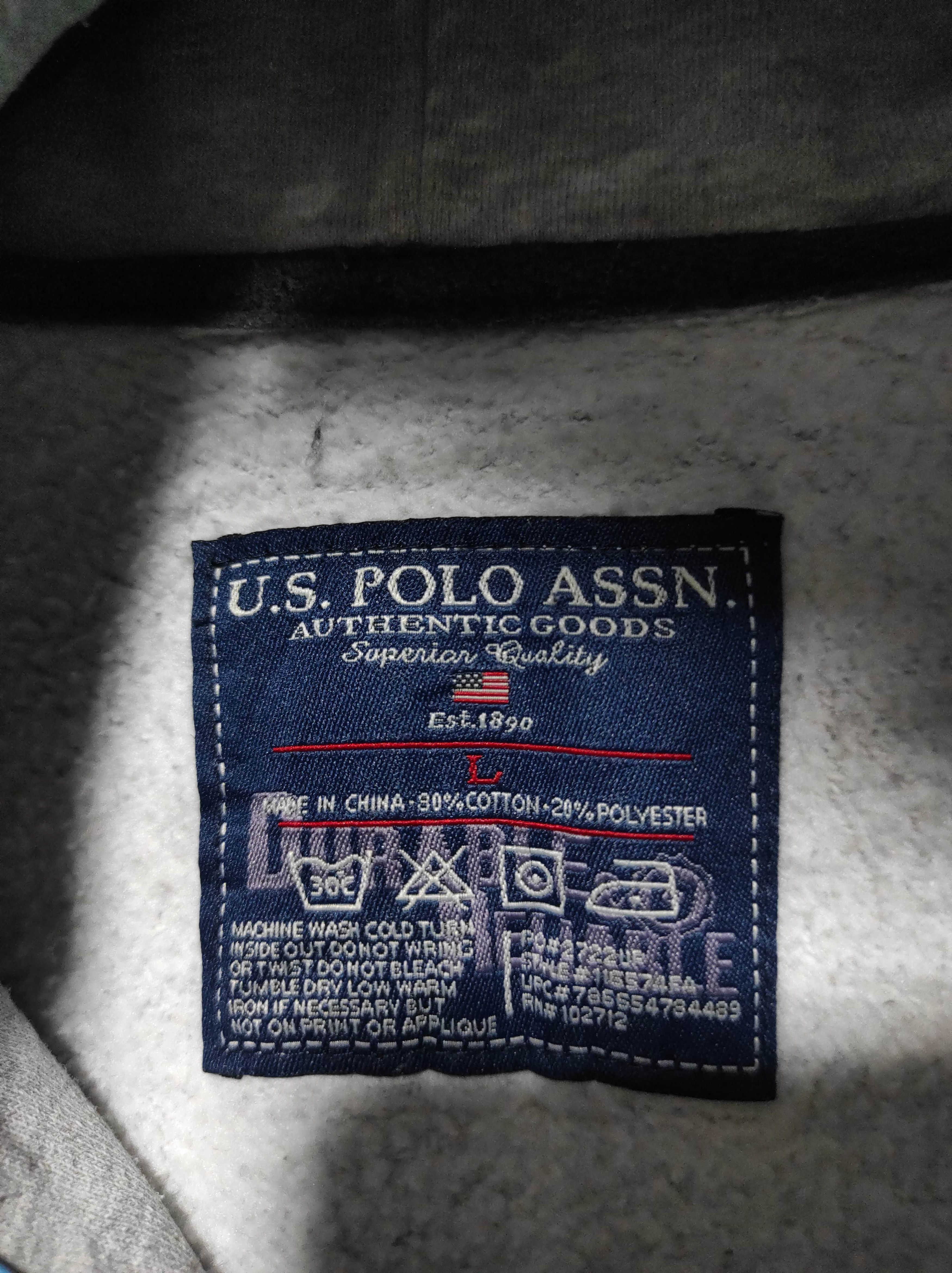 Le Grande Bleu (L.G.B.) U.S. Polo Assn. Zipper Fur Hoodie LGB style Size US L / EU 52-54 / 3 - 14 Thumbnail