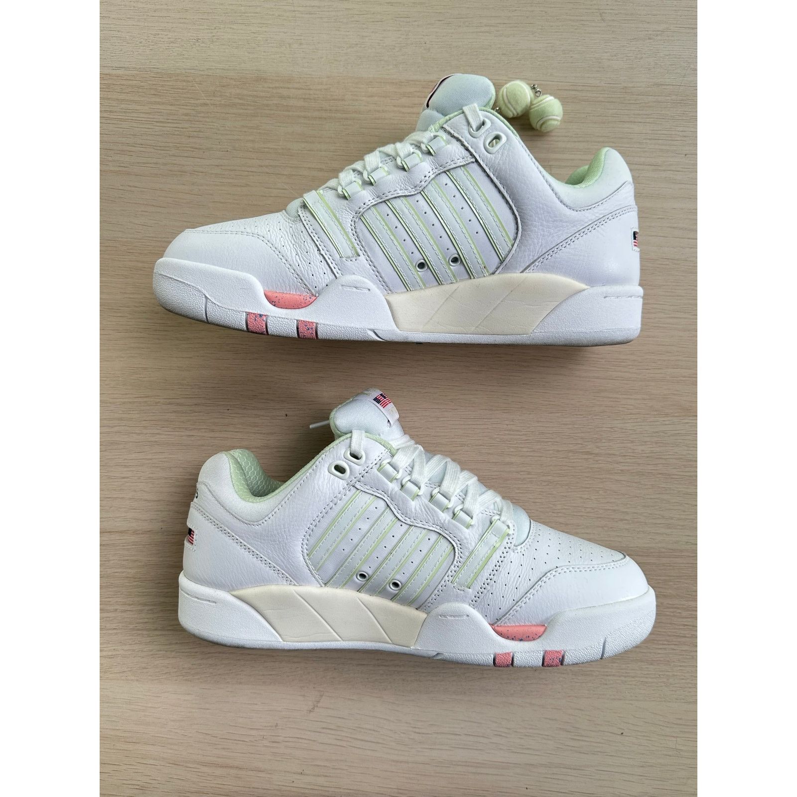 K-Swiss K-Swiss SI-18 x Brocky Marciano White Sneaker - Size 7.5M Size US 7.5 / IT 37.5 - 4 Thumbnail