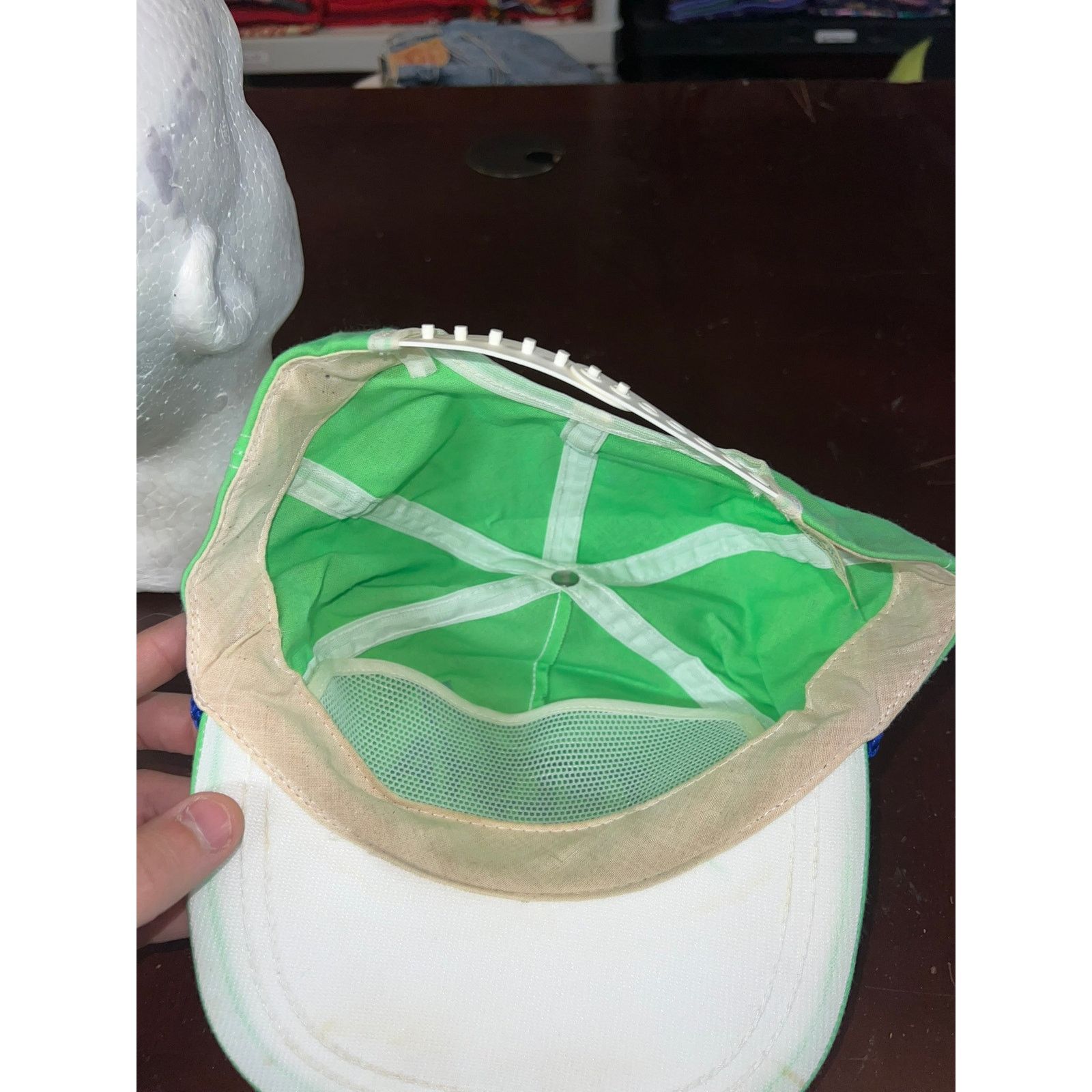 Vintage Vintage Telsta Hat Mechanics Part Roper Cap 90s VTG WORN Size ONE SIZE - 6 Thumbnail