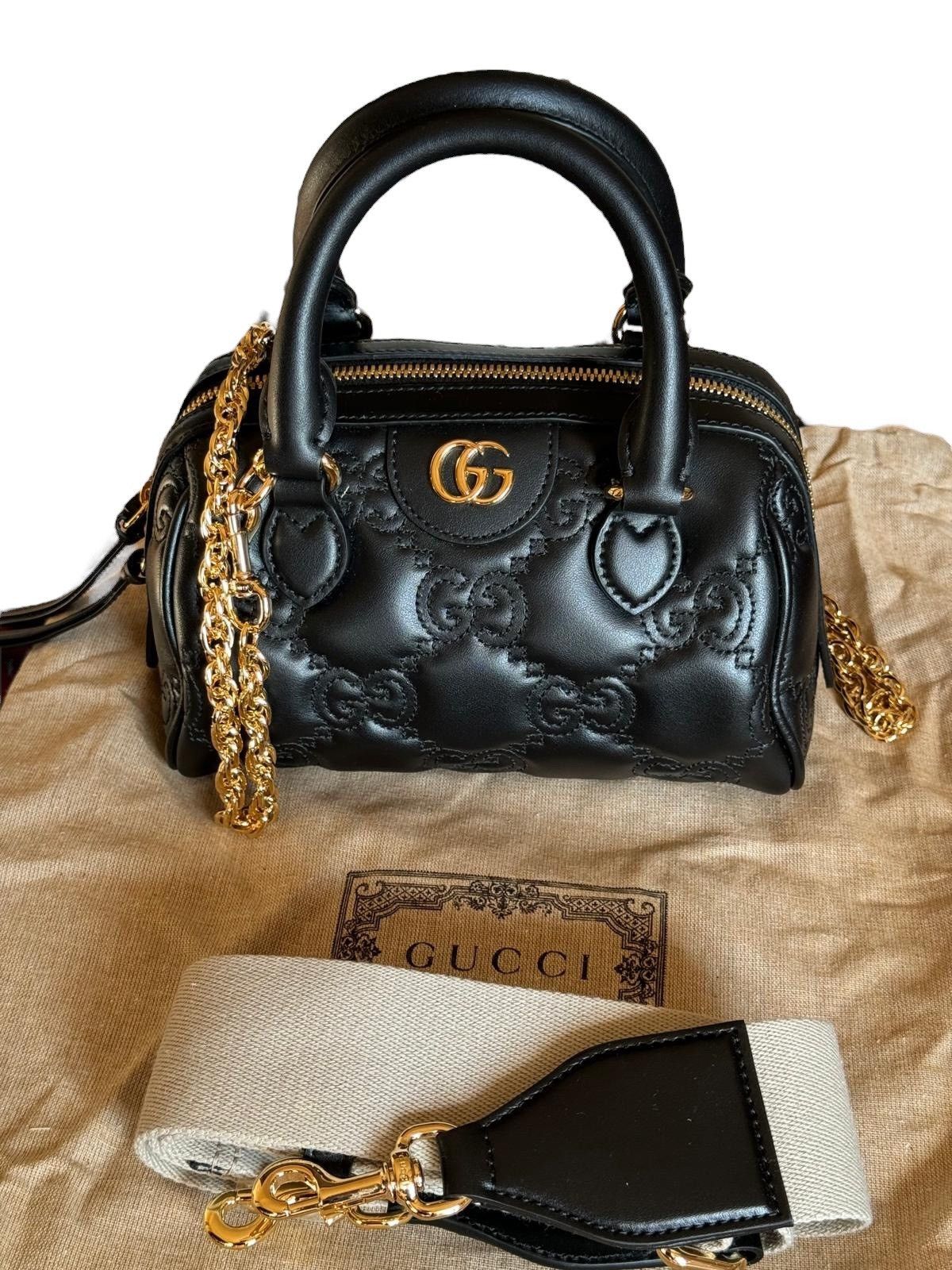 Gucci Gucci mini satchel bag leather Size ONE SIZE - 3 Thumbnail