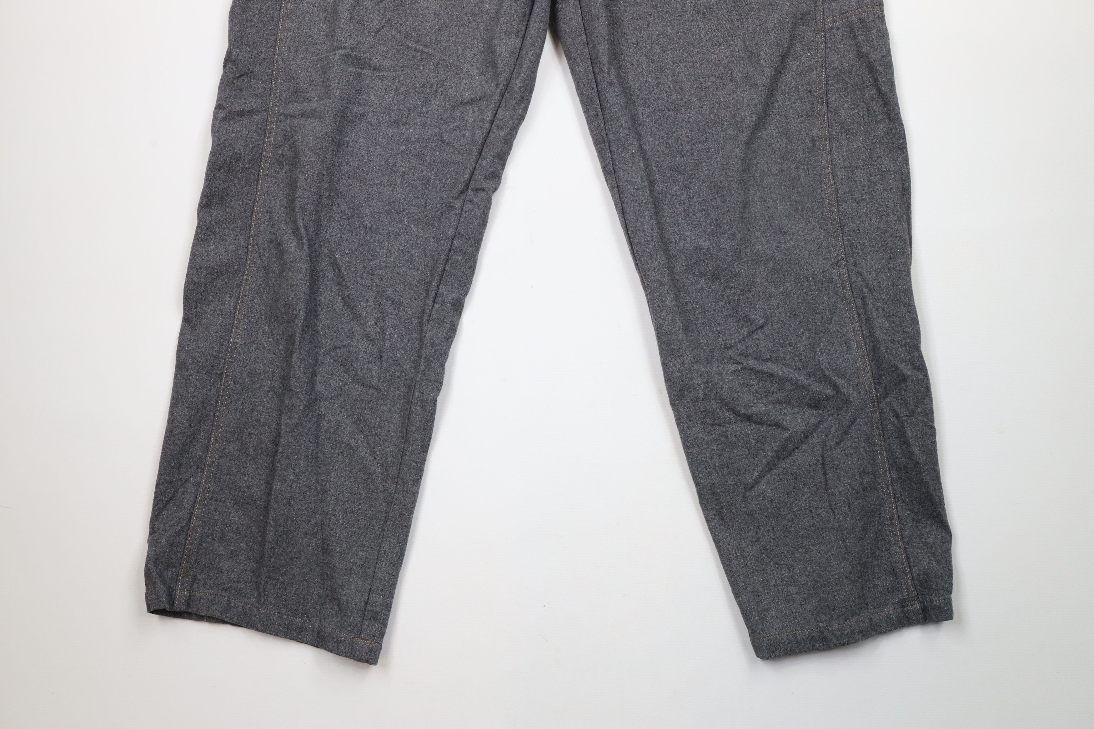 Vintage Vintage 90s Streetwear Baggy Fit Wide Leg Pants Gray Size US 36 / EU 52 - 4 Thumbnail