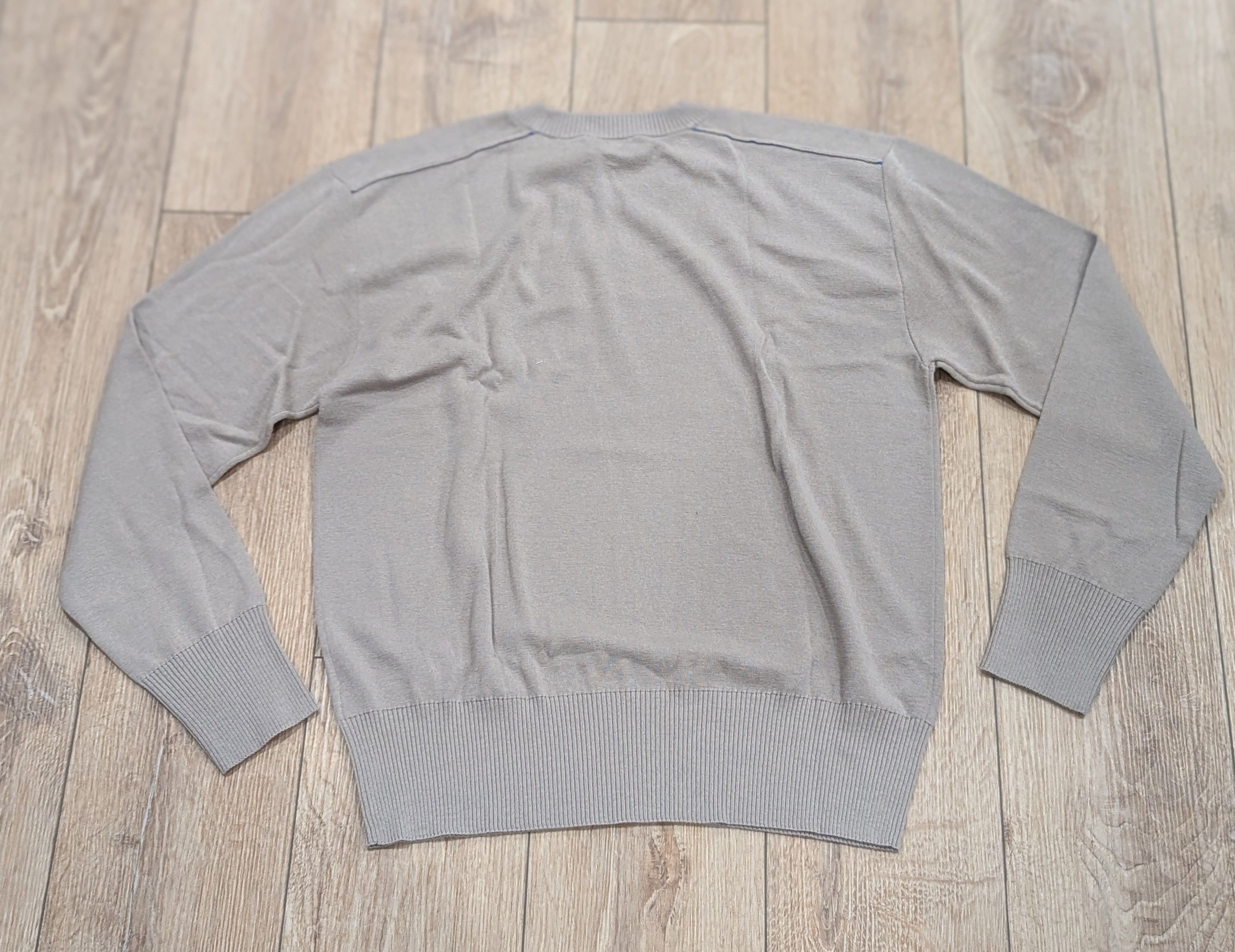 Burberry Burberry Wool Crewneck Sweater Limestone Large Size US L / EU 52-54 / 3 - 3 Thumbnail
