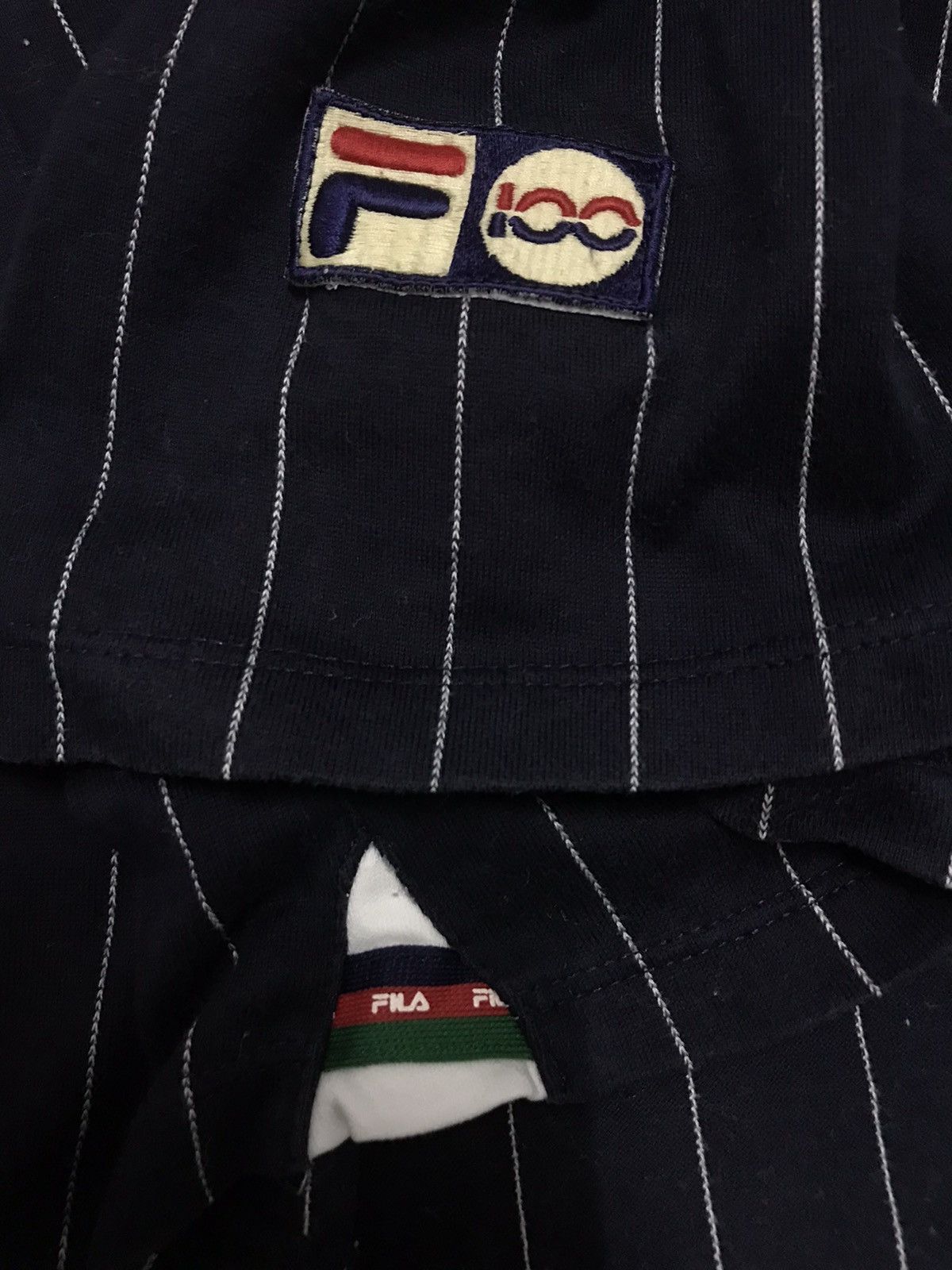 Fila × Vintage Vintage Fila 100 Stripe made Japan Size US M / EU 48-50 / 2 - 5 Thumbnail