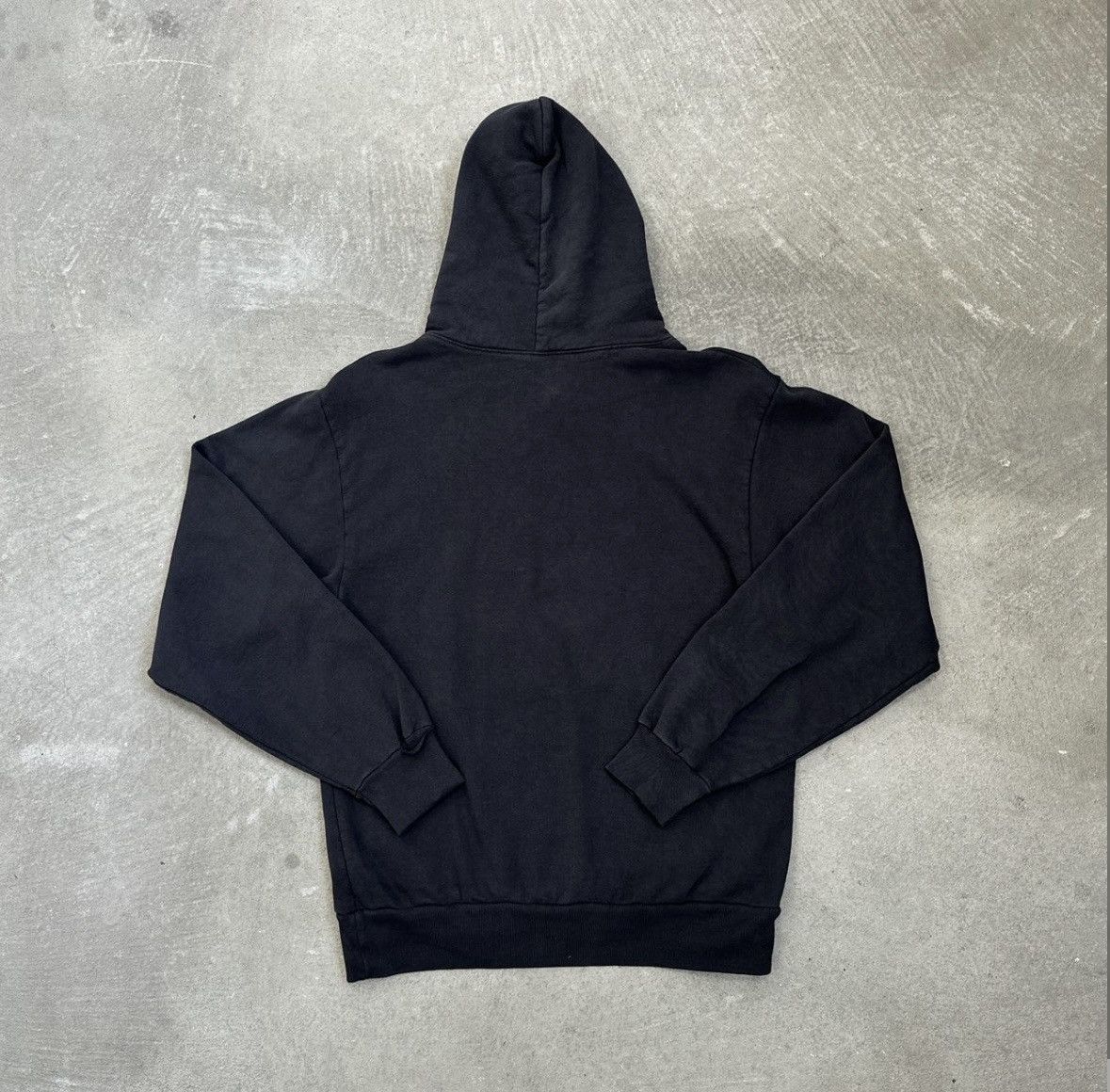 Los Angeles Apparel OFF BLACK 14 OZ. Heavy Fleece hooded pullover sweatshirt Size US S / EU 44-46 / 1 - 2 Thumbnail