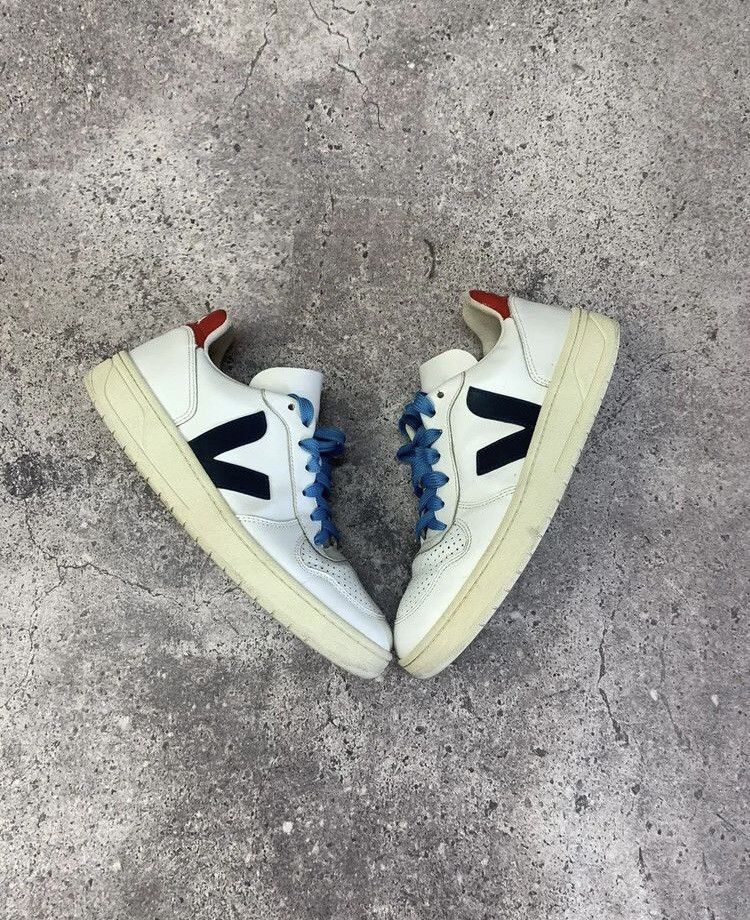 Japanese Brand Vintage White Veja Leather Shoes Sneakers Japanese Y2K Size US 8 / EU 41 - 2 Thumbnail