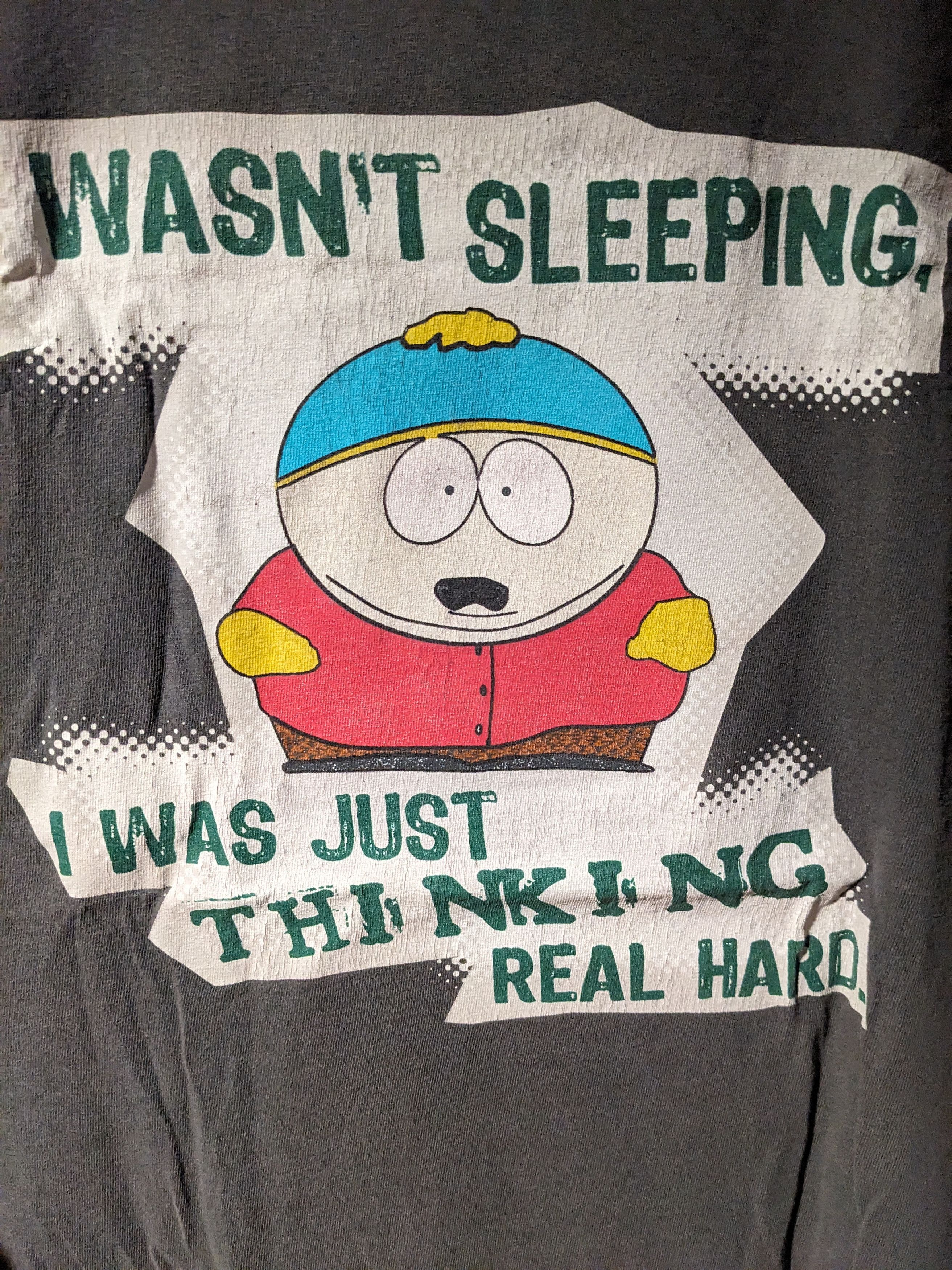 Cartoon Network × Vintage Vintage Y2K South Park Cartman I Wasn't Sleeping TV T-Shirt Size US XXL / EU 58 / 5 - 2 Thumbnail