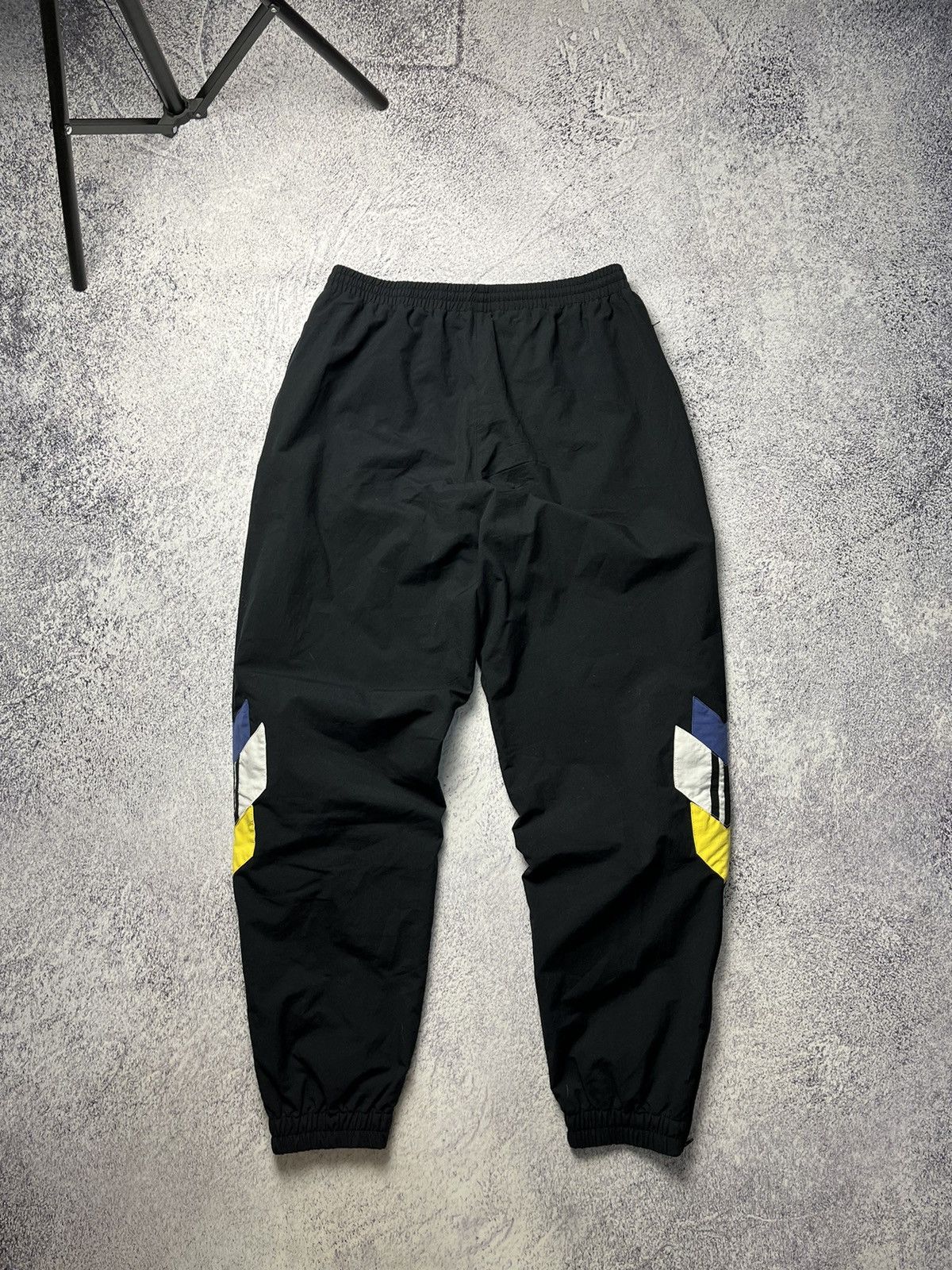 Adidas Vintage Adidas Track Pants Grape Black Nylon White Logo 90s Size US 34 / EU 50 - 20 Thumbnail