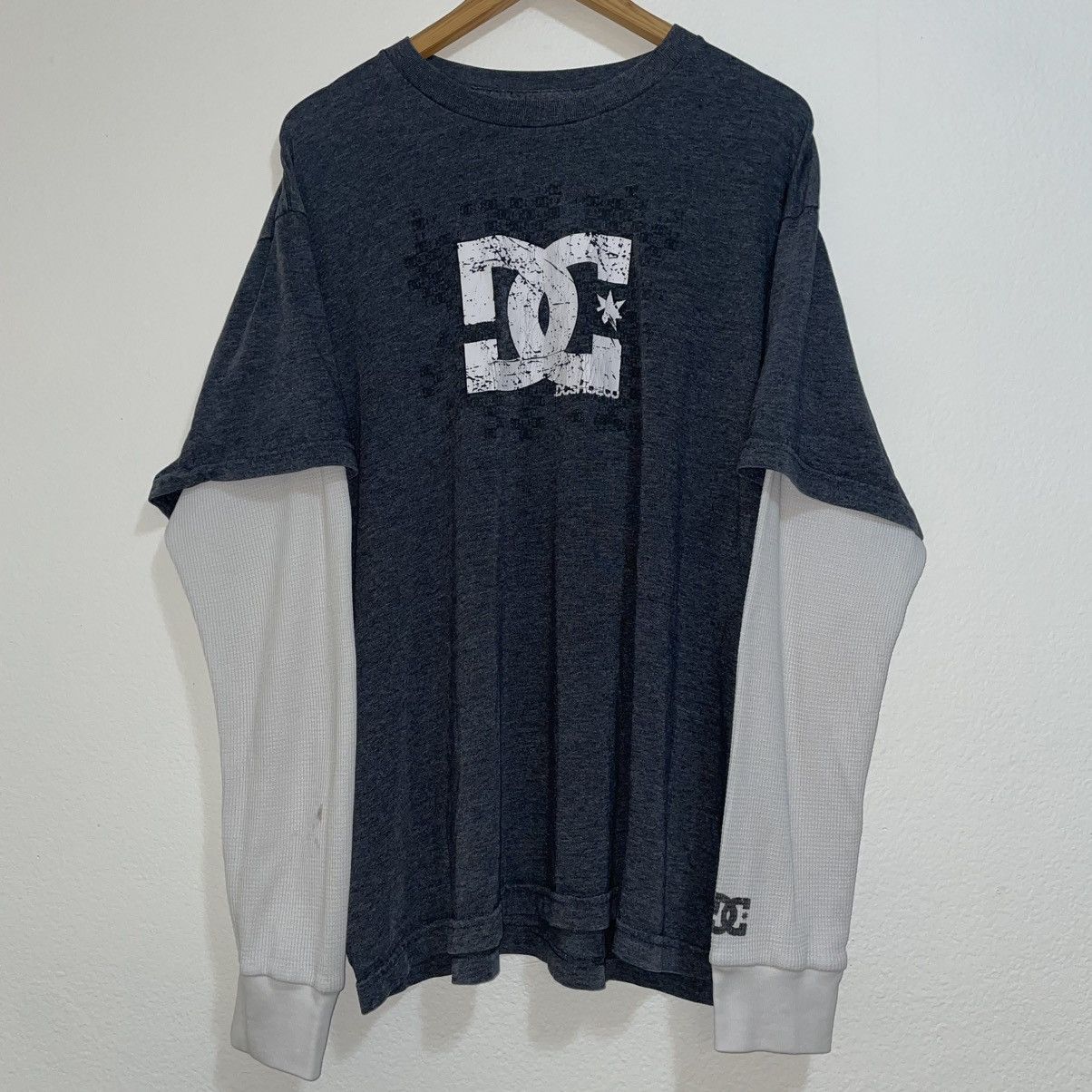 DC Dc Shoe Skate Co Thermal Layered Shirt Size US XL / EU 56 / 4 - 1 Thumbnail