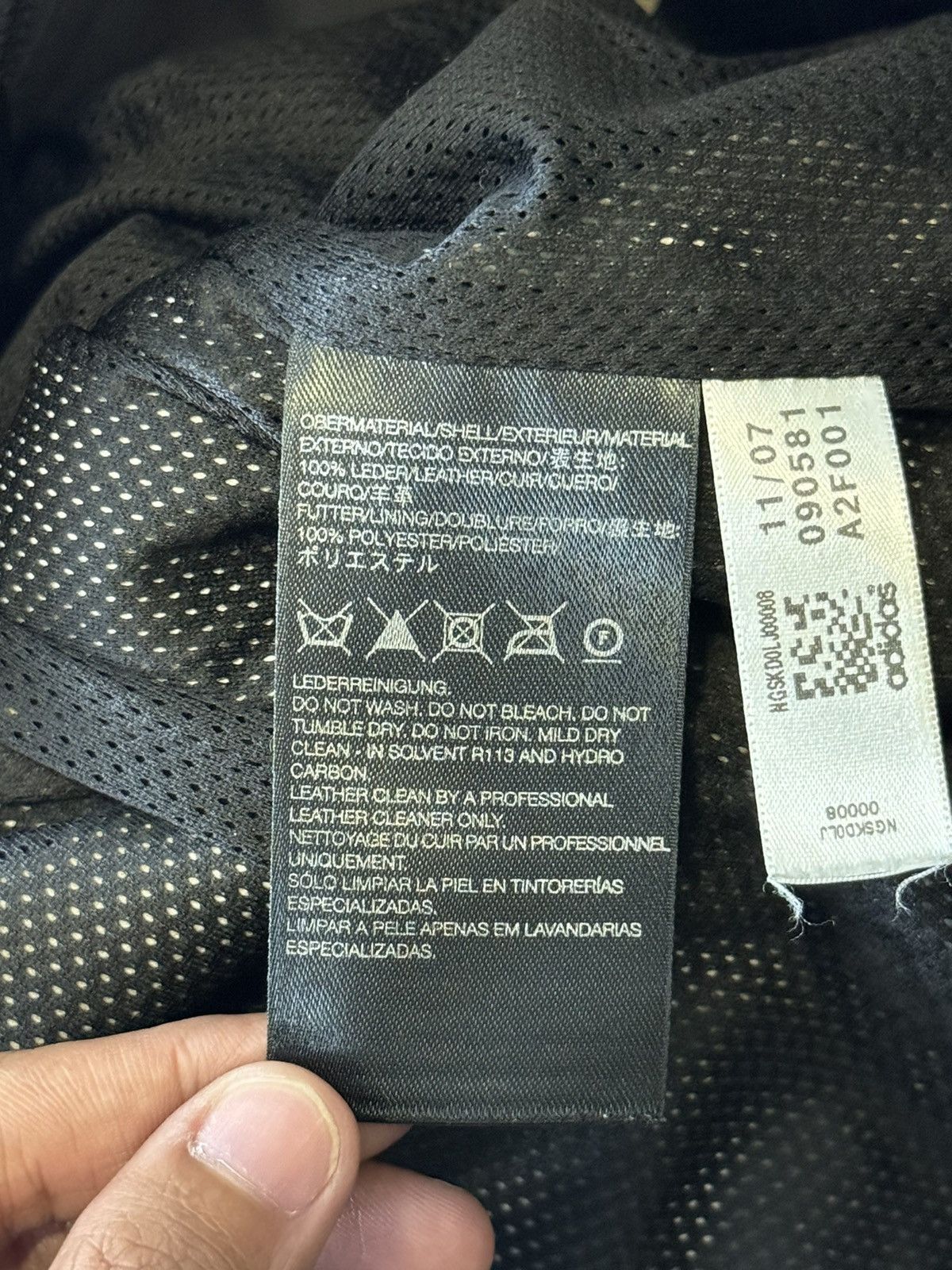 Adidas Y-3 Yohji Yamamoto | Adidas | Leather Hoodie Jacket Size US XS / EU 42 / 0 - 14 Thumbnail
