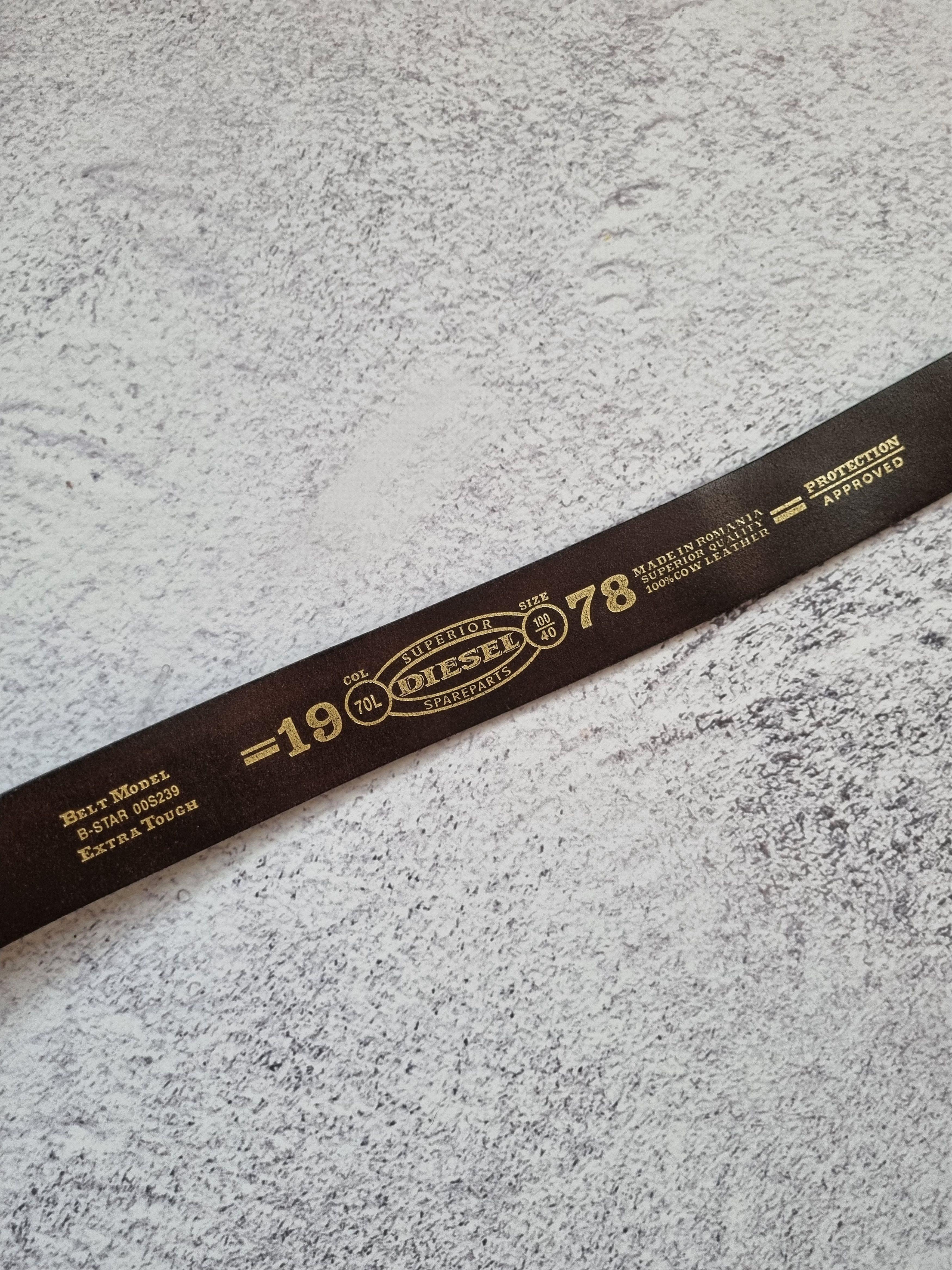 Diesel Vintage Diesel Genuine Leather Belt Avant Garde Size ONE SIZE - 6 Thumbnail
