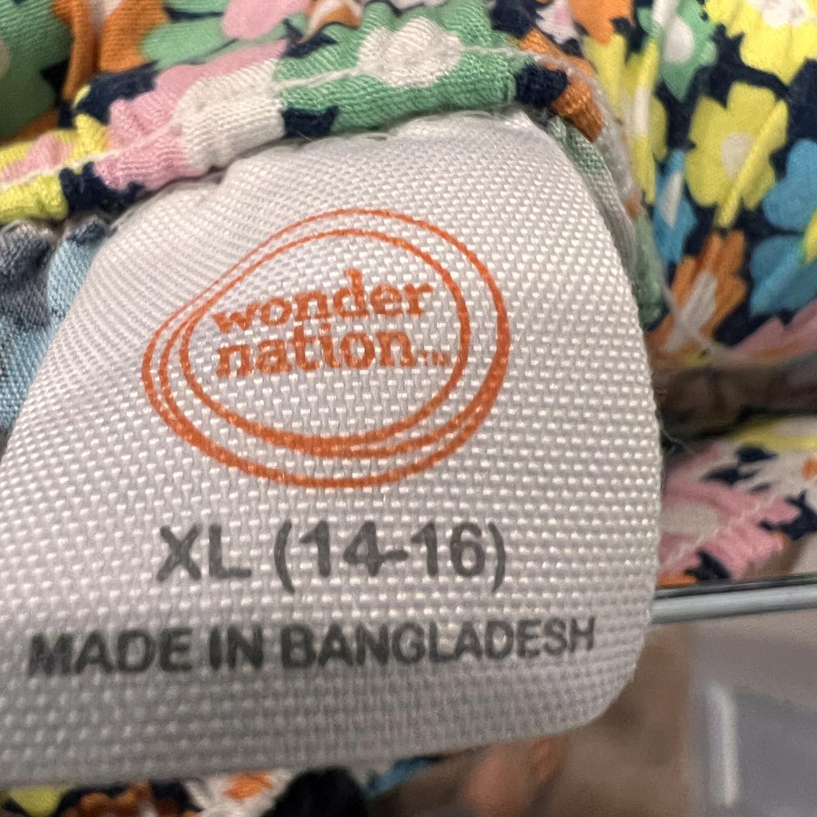 Other Wonder Nation Women's Floral Joggers XL (14-16) Size 40" / US 18 - 3 Thumbnail