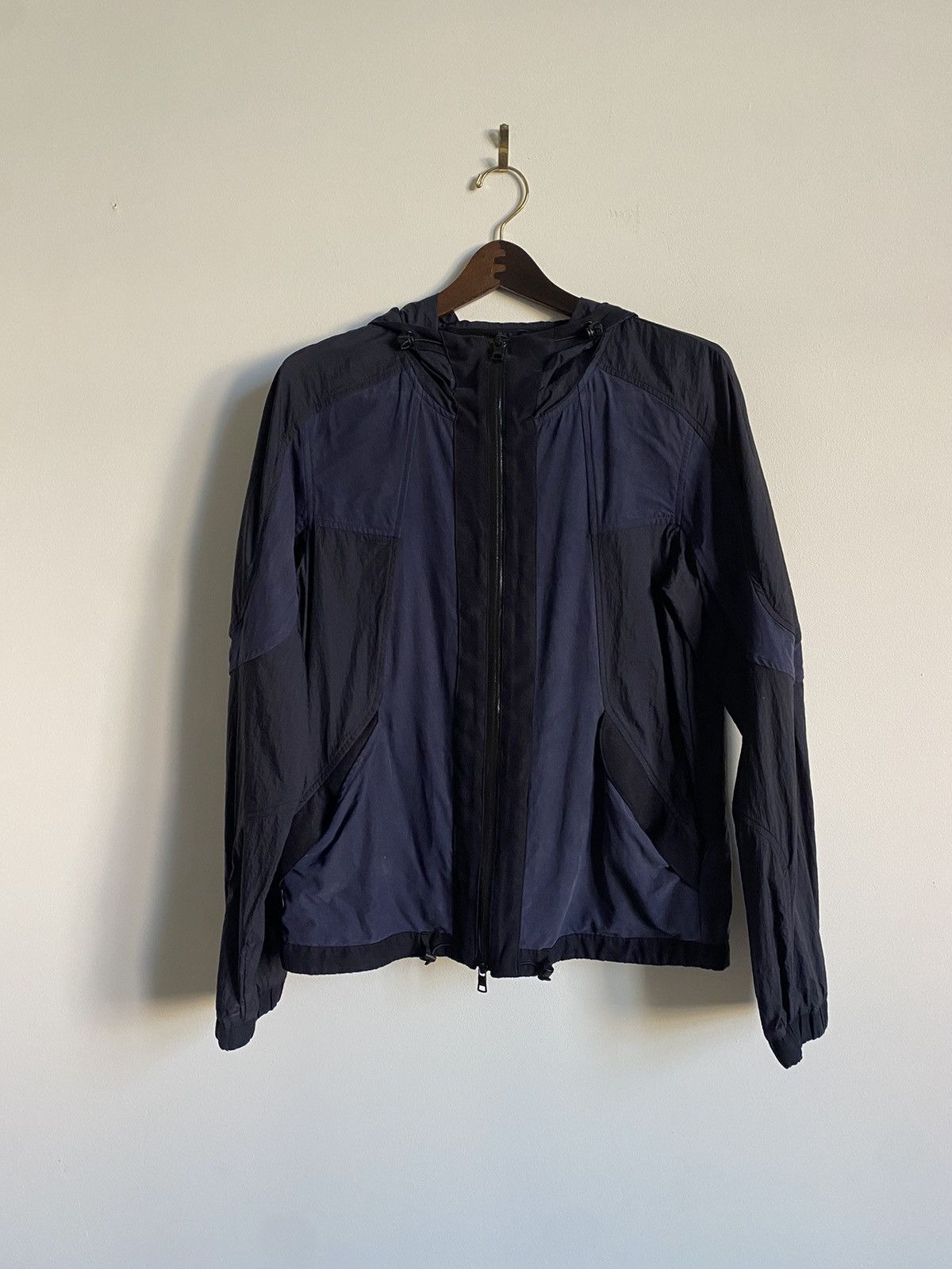 image of Armani Exchange Armani, Wind Breaker in Blue, Men's (Size Small)