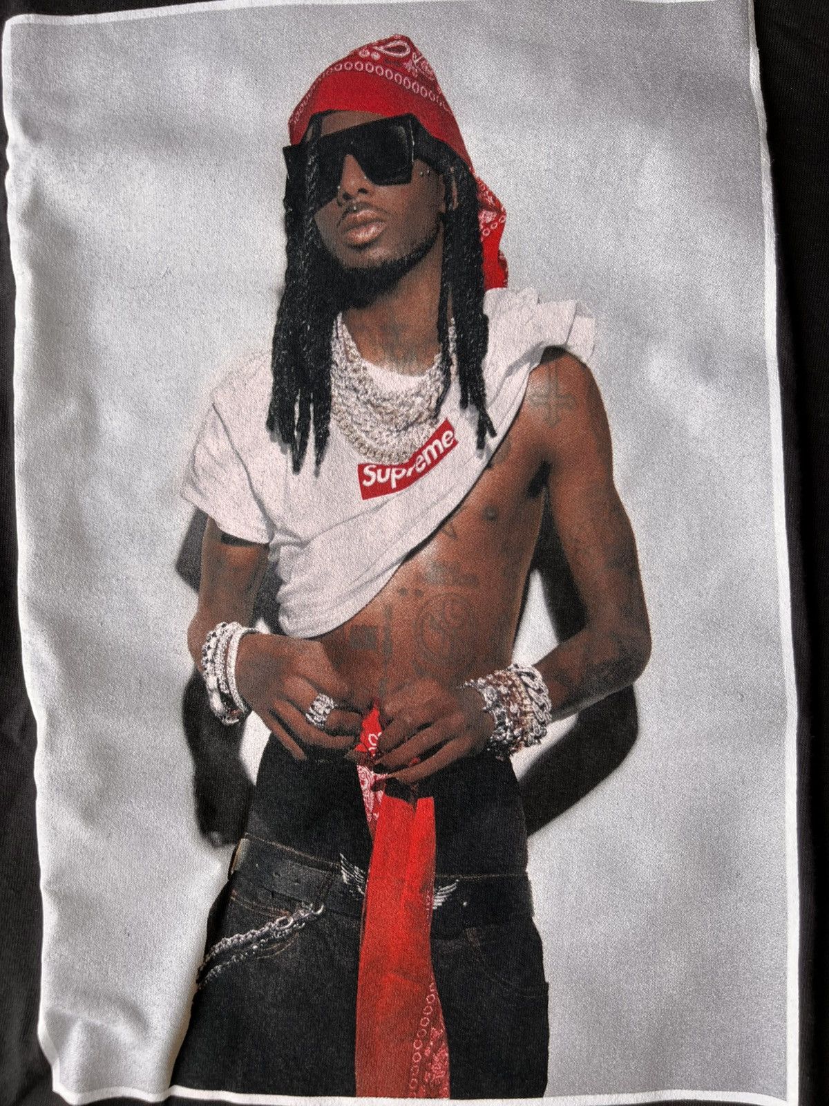 Supreme Supreme Playboi Carti Photo Tee black L tshirt rap trap Size US L / EU 52-54 / 3 - 5 Thumbnail