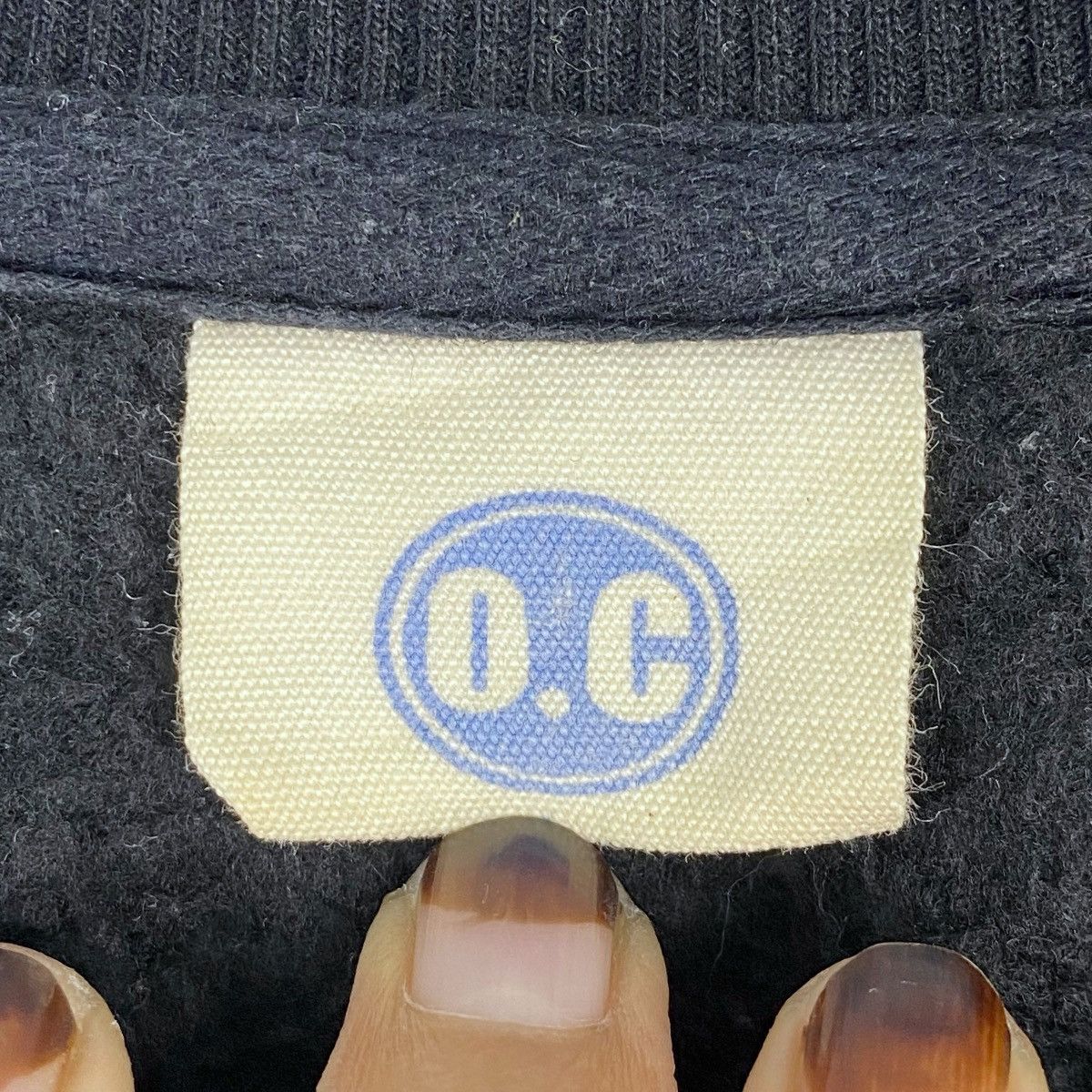 Designer × Vintage Natural Number Spellout Logo Sweatshirt Crewneck Pullover Size US L / EU 52-54 / 3 - 5 Thumbnail
