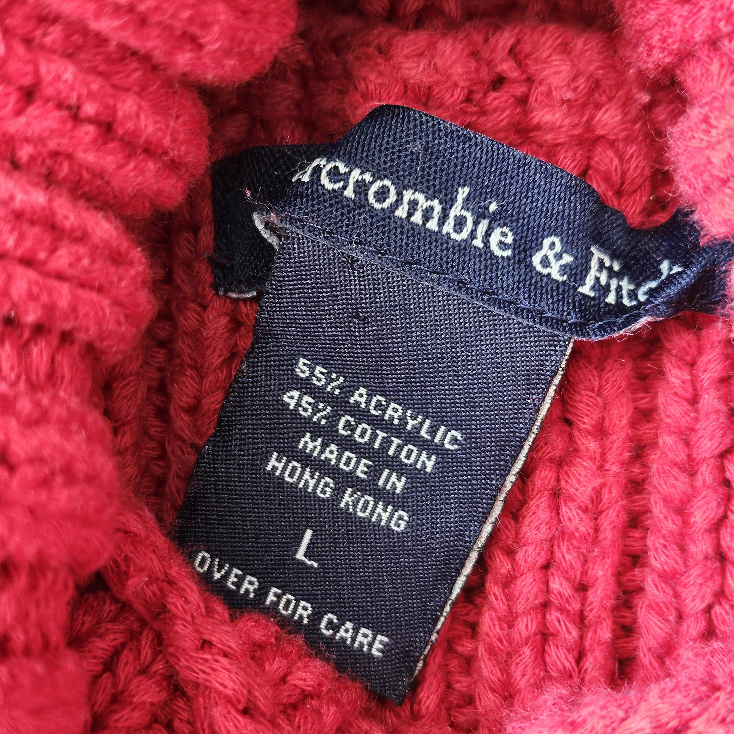 Abercrombie & Fitch × Vintage Abercrombie & Fitch Vintage y2k Chunky Ribbed Sweater Size M / US 6-8 / IT 42-44 - 5 Thumbnail
