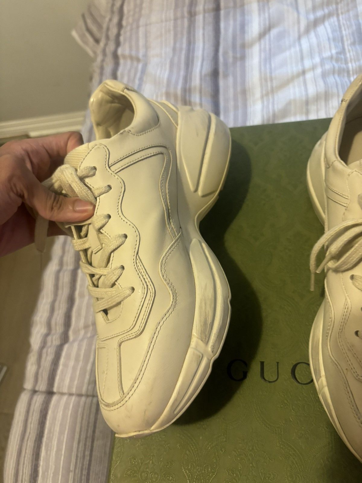 Gucci Gucci Rhyton sneaker with Gucci logo Size US 7 / EU 40 - 5 Thumbnail