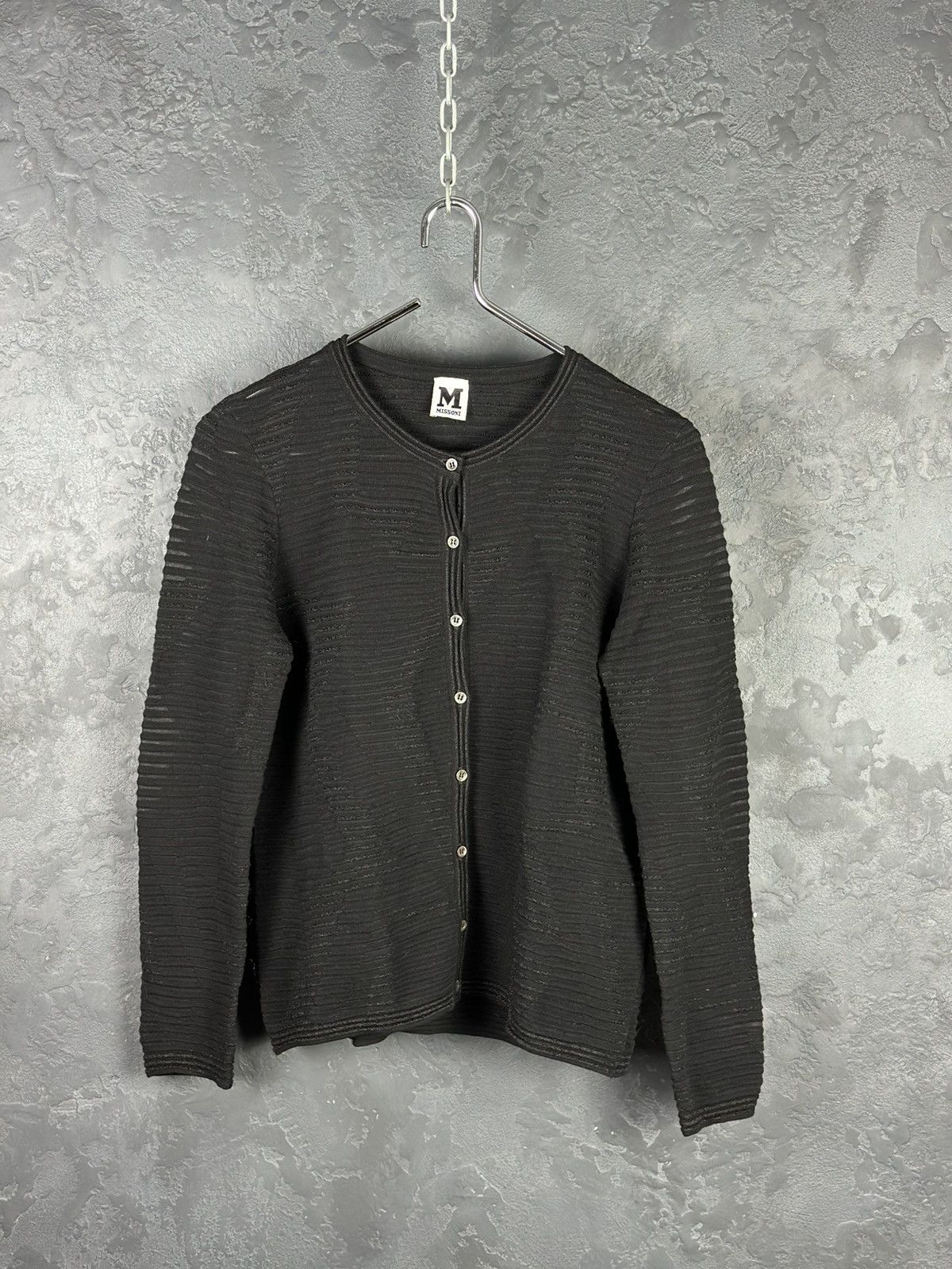 Missoni Missoni Women’s Black Cardigan Size M Size M / US 6-8 / IT 42-44 - 3 Thumbnail