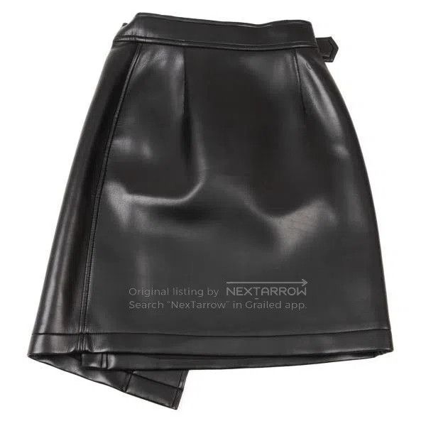 Comme des Garcons Comme Des Garcons size M Synthetic leather belt wrap skirt Size 25" / US 0 / IT 36 - 5 Thumbnail