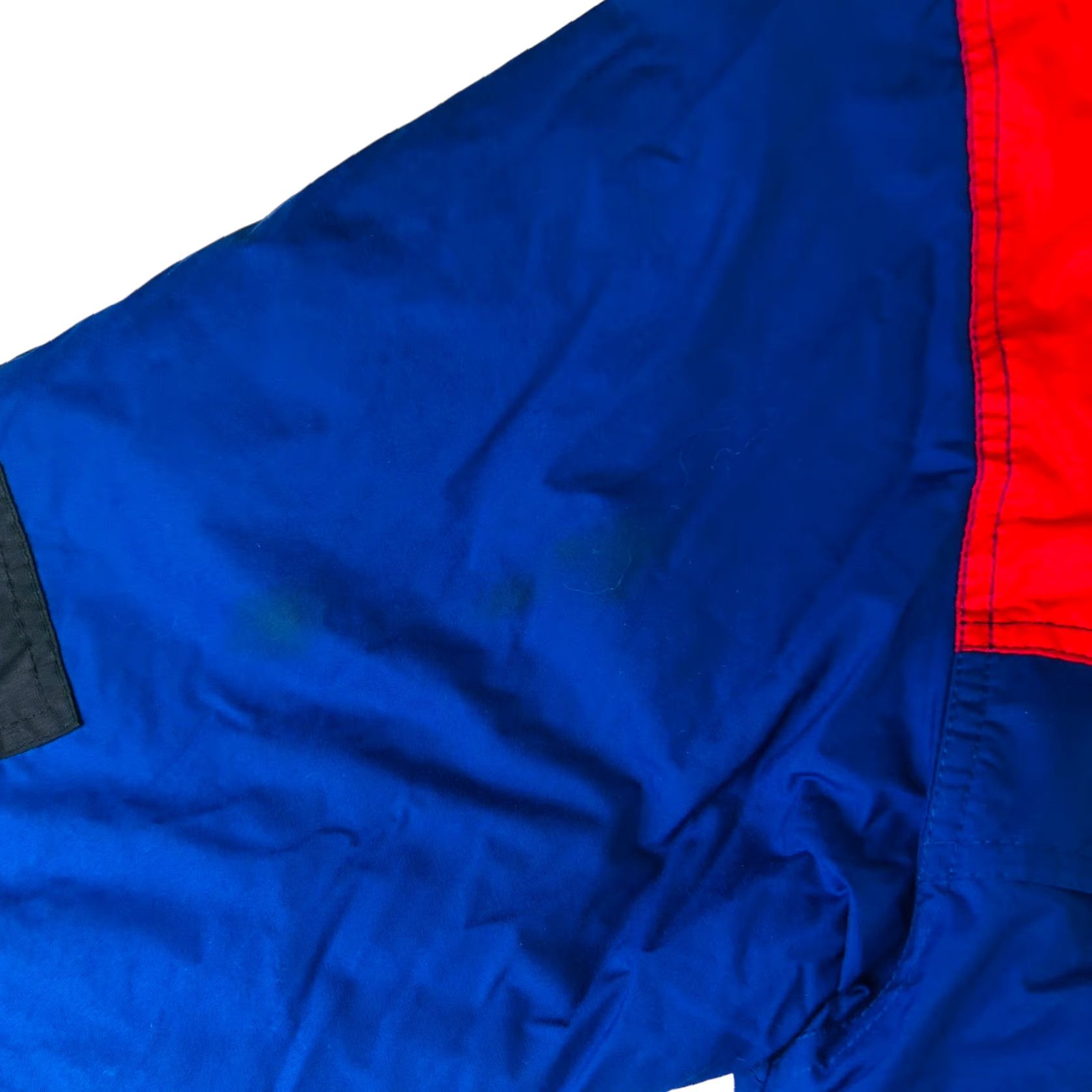 Gap VINTAGE Gap GP Tech Jacket Windbreaker M Royal Blue Black Zip Hooded Water Resistant Windproof Zipper Pockets Mens Size US M / EU 48-50 / 2 - 7 Thumbnail