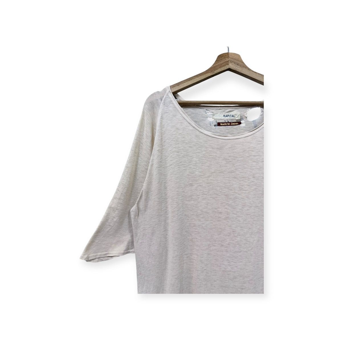 Kapital Kapital Oversized Single Pocket Ripped Disstresed Tee Size US M / EU 48-50 / 2 - 5 Thumbnail