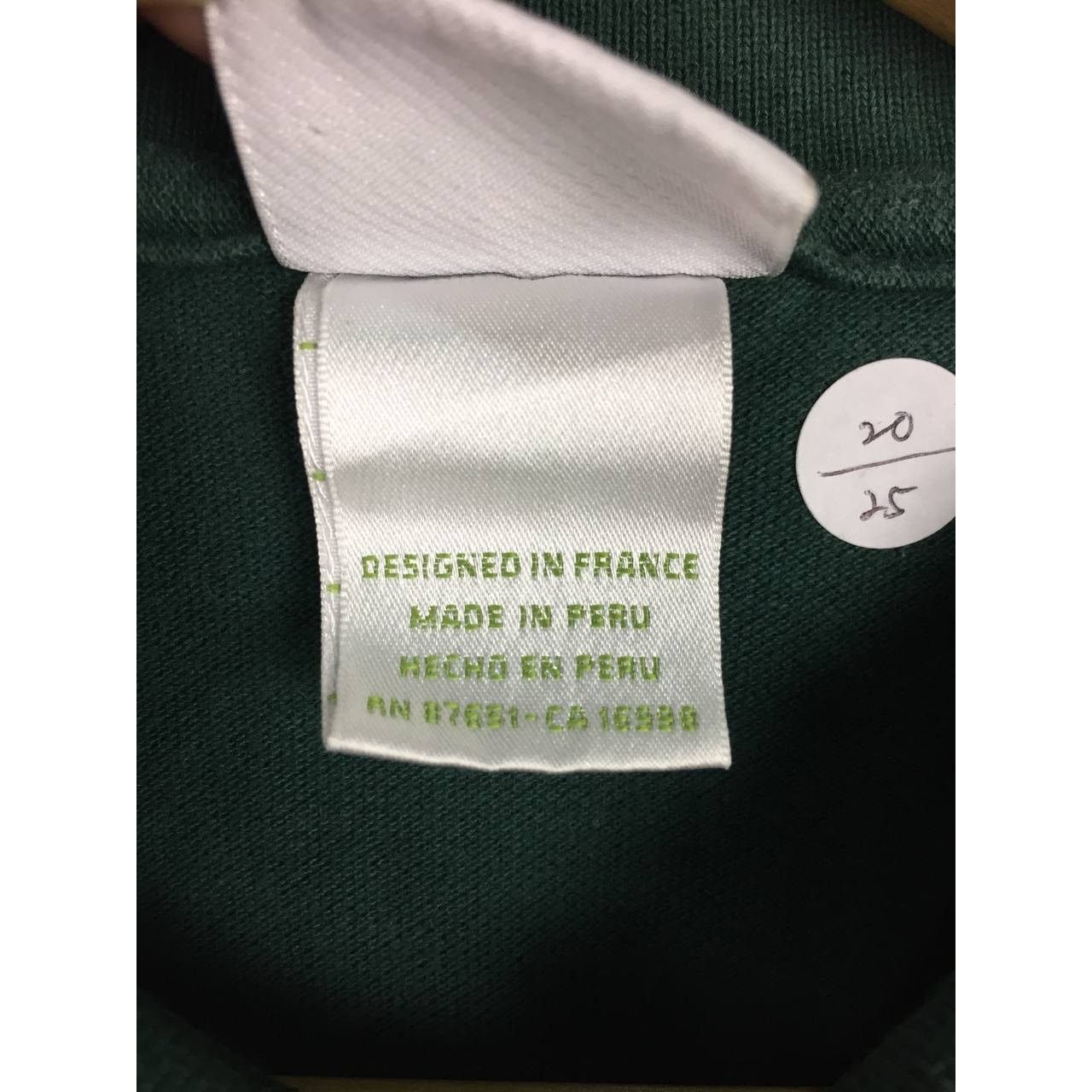 Lacoste Vtg Lacoste Made In Peru Small Logo Casual Polo Tee Size US M / EU 48-50 / 2 - 9 Thumbnail
