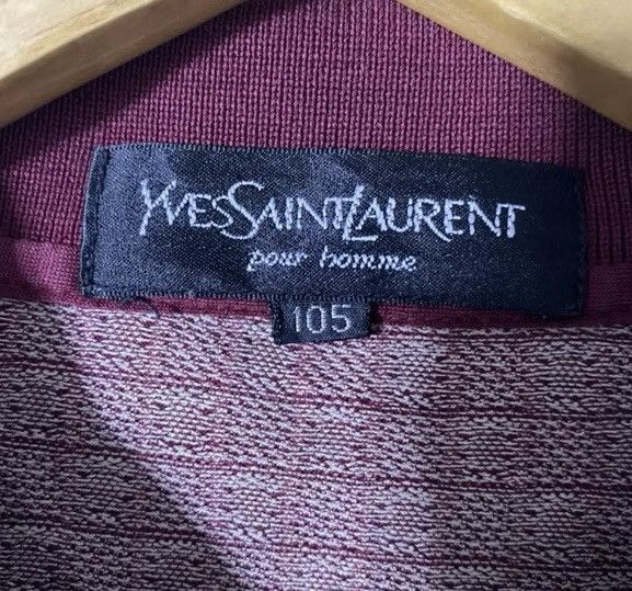 Yves Saint Laurent Yves Saint Laurent Patren Maroon Rugby Polos Size US XL / EU 56 / 4 - 5 Thumbnail