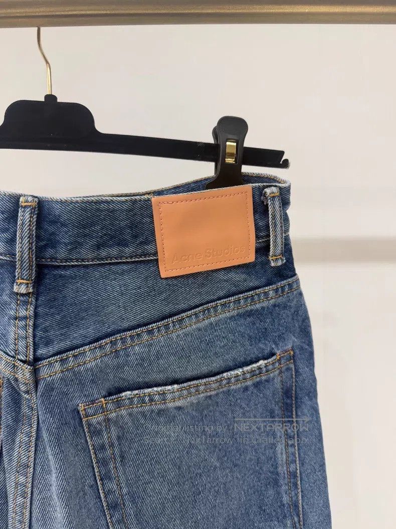 Acne Studios Acne Studios 25 Tapered Denim Pants with Wear Effect Size US 30 / EU 46 - 4 Thumbnail
