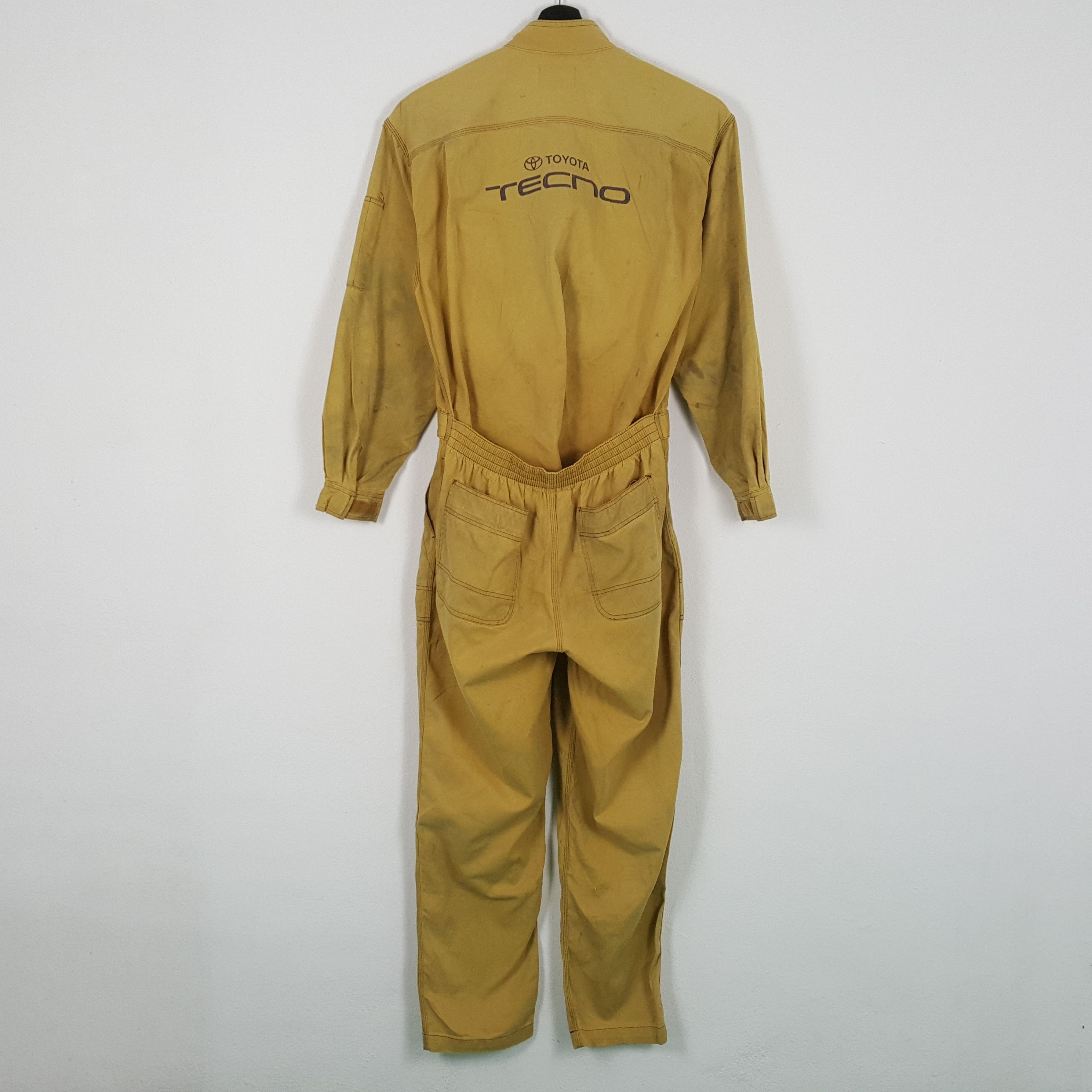 Japanese Brand × Vintage TOYOTA TECNO Motorsports Racing Style Coverall Jacket Size US M / EU 48-50 / 2 - 1 Thumbnail