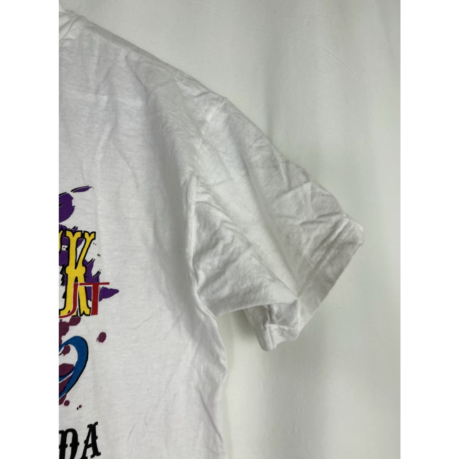 Fruit Of The Loom VINTAGE Fruit of the Loom T-Shirt Men L White Short Sleeve Size US L / EU 52-54 / 3 - 4 Thumbnail