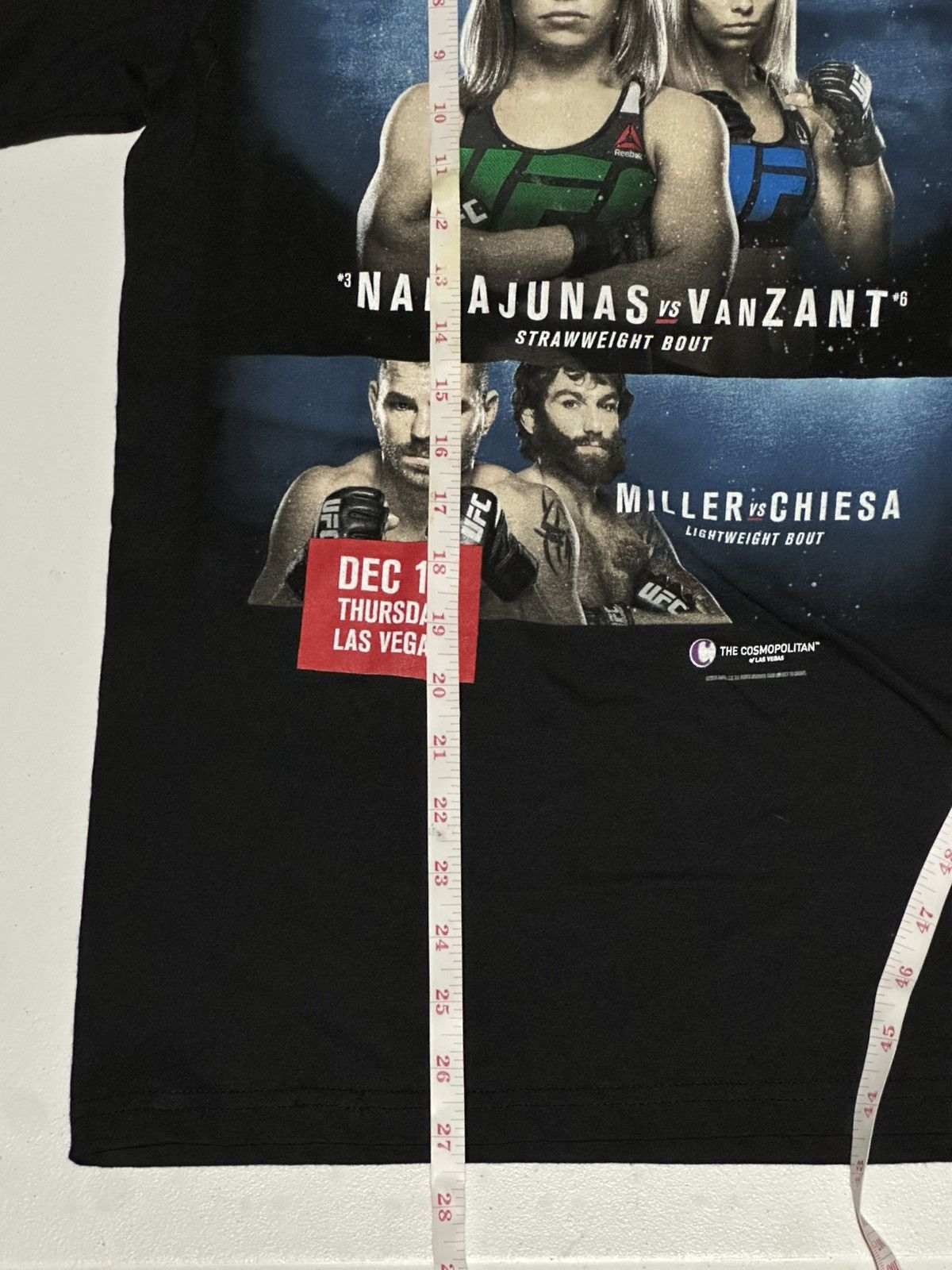 UFC UFC FightNight 80 Las Vegas Namajunas vs Van Reebok T-shirt Size US S / EU 44-46 / 1 - 7 Thumbnail
