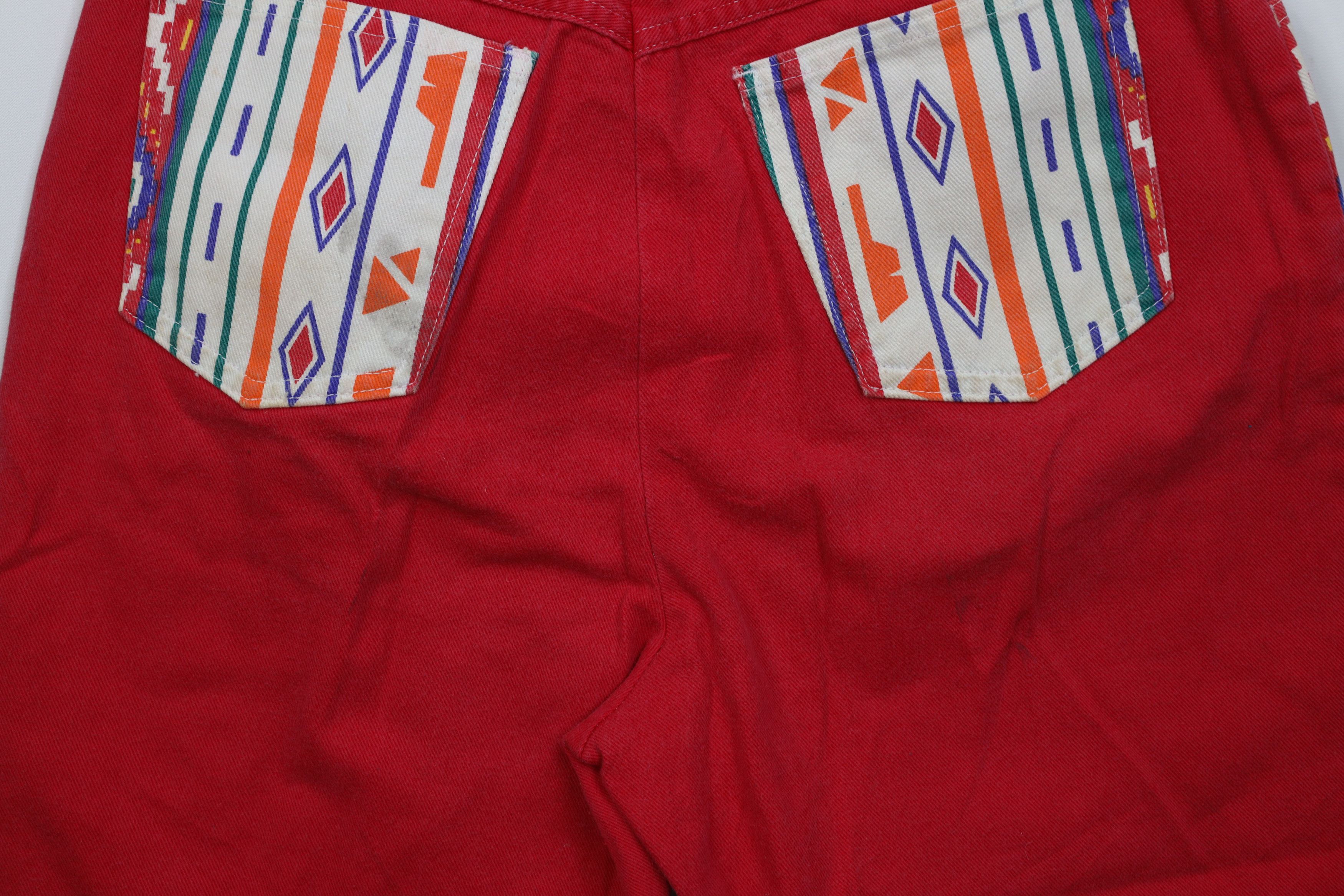 Vintage Vintage 90s Streetwear Southwestern Cowgirl Denim Shorts USA Size 28" / US 6 / IT 42 - 10 Thumbnail